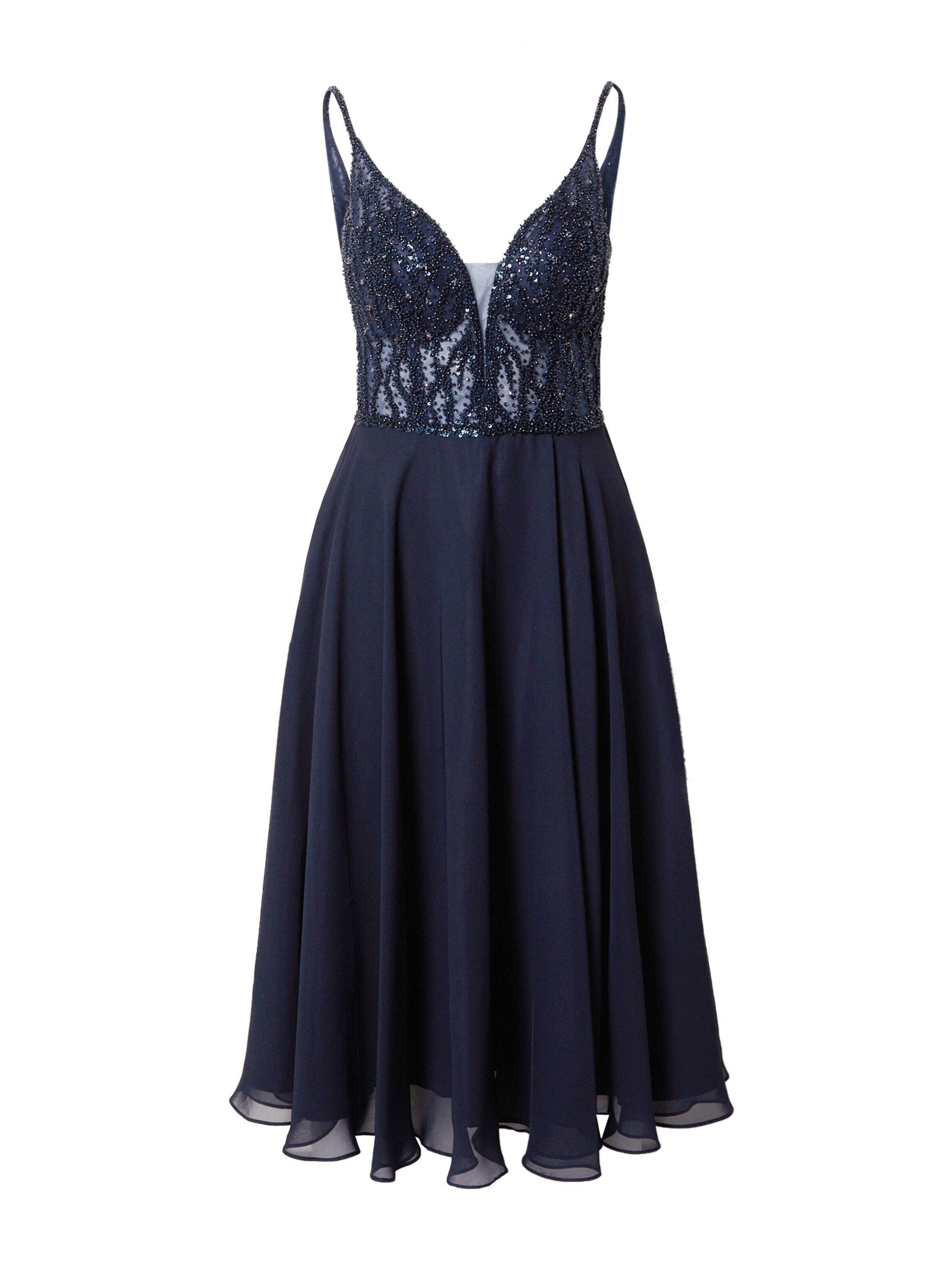 SWING Cocktailkleid (1-tlg) Pailletten