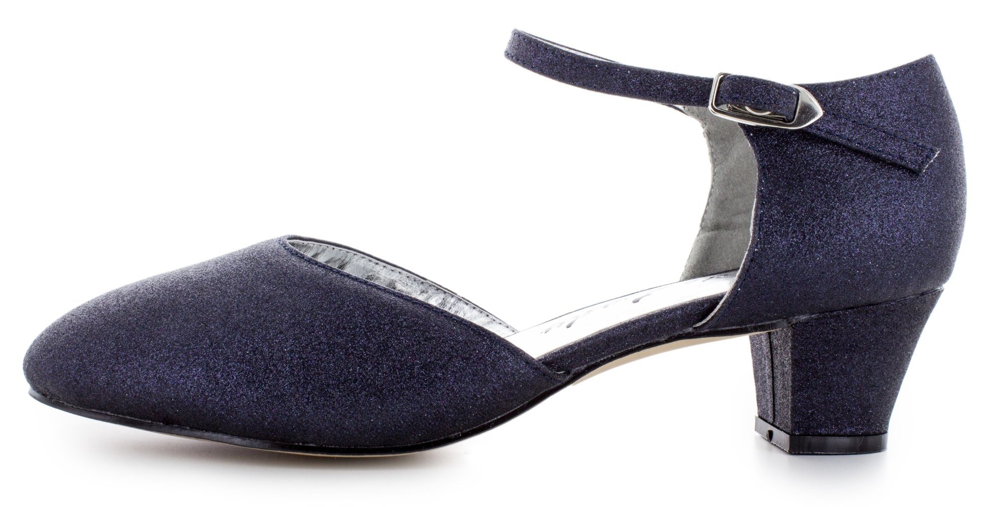 White Lady 850 weite Glitterpumps Slingpumps