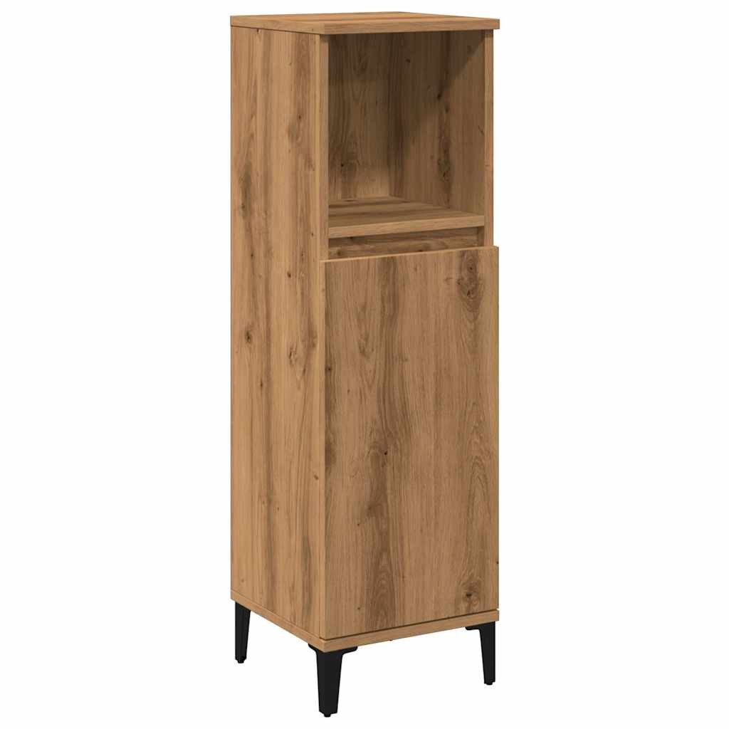 vidaXL Badezimmerspiegelschrank Badschrank Artisan-Eiche 30x30x100 cm günstig online kaufen