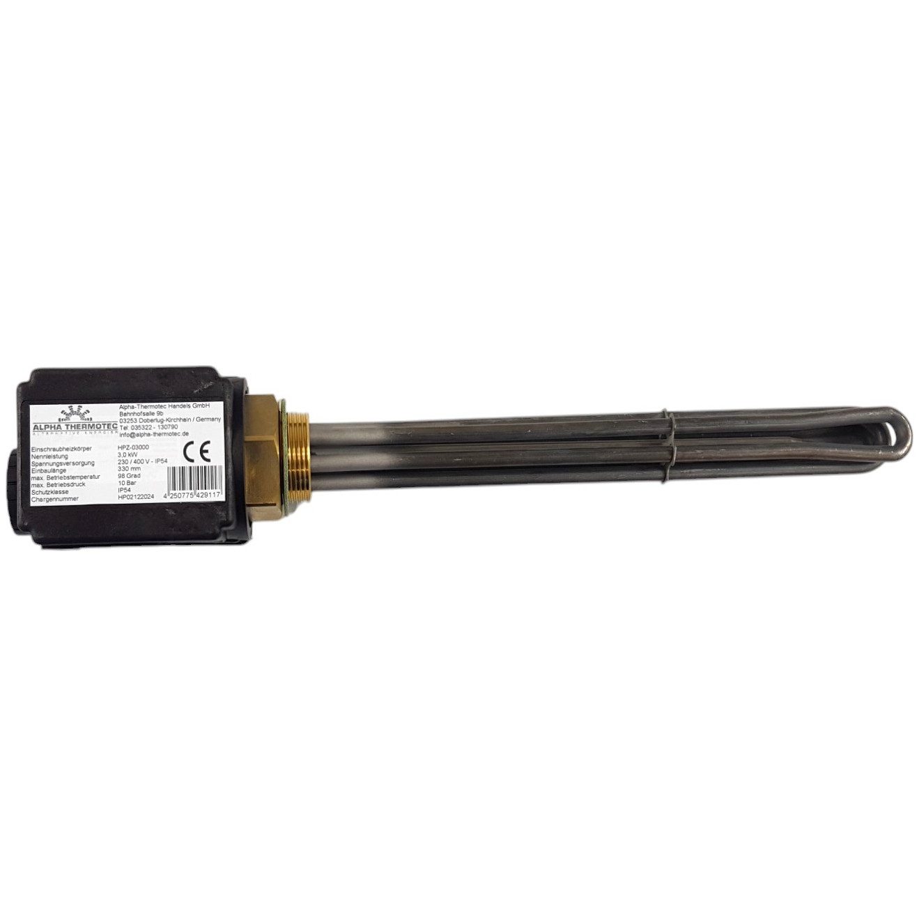 Alpha Thermotec Heizstab Heizpatrone HPZ isolierte günstig online kaufen