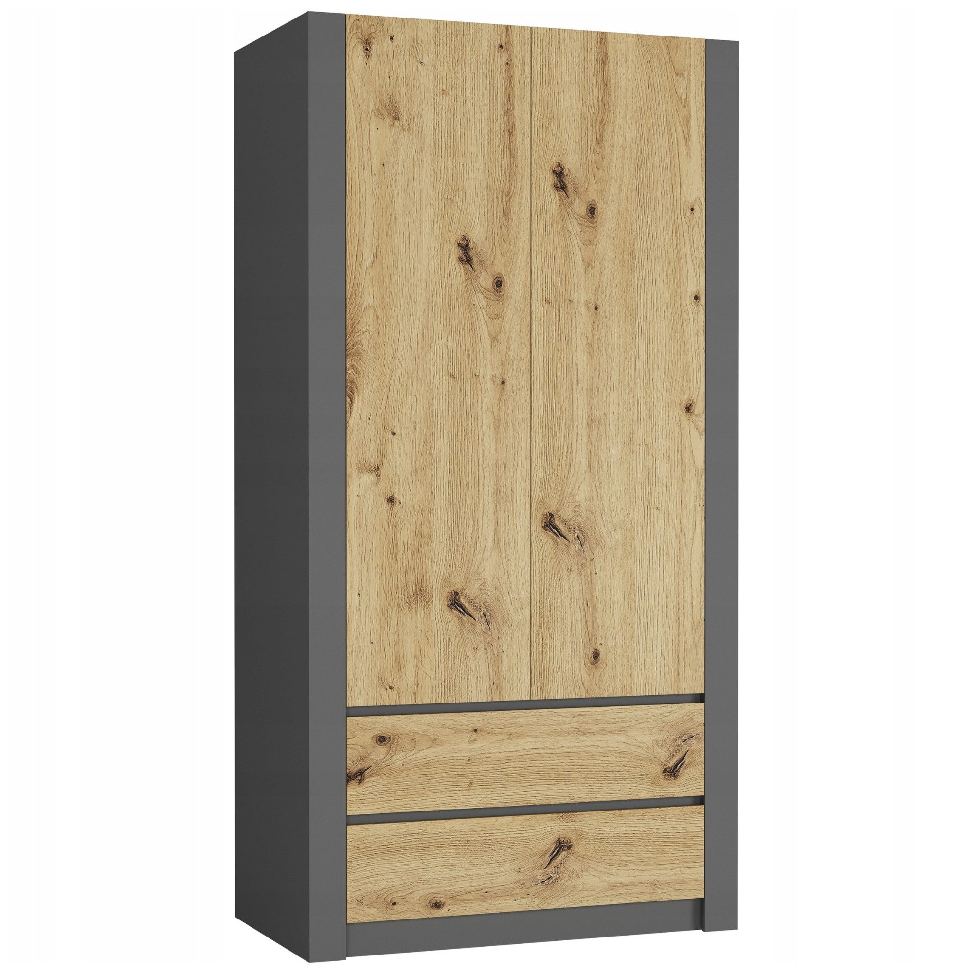 Home Collective Kleiderschrank mit 2 Türen, günstig online kaufen
