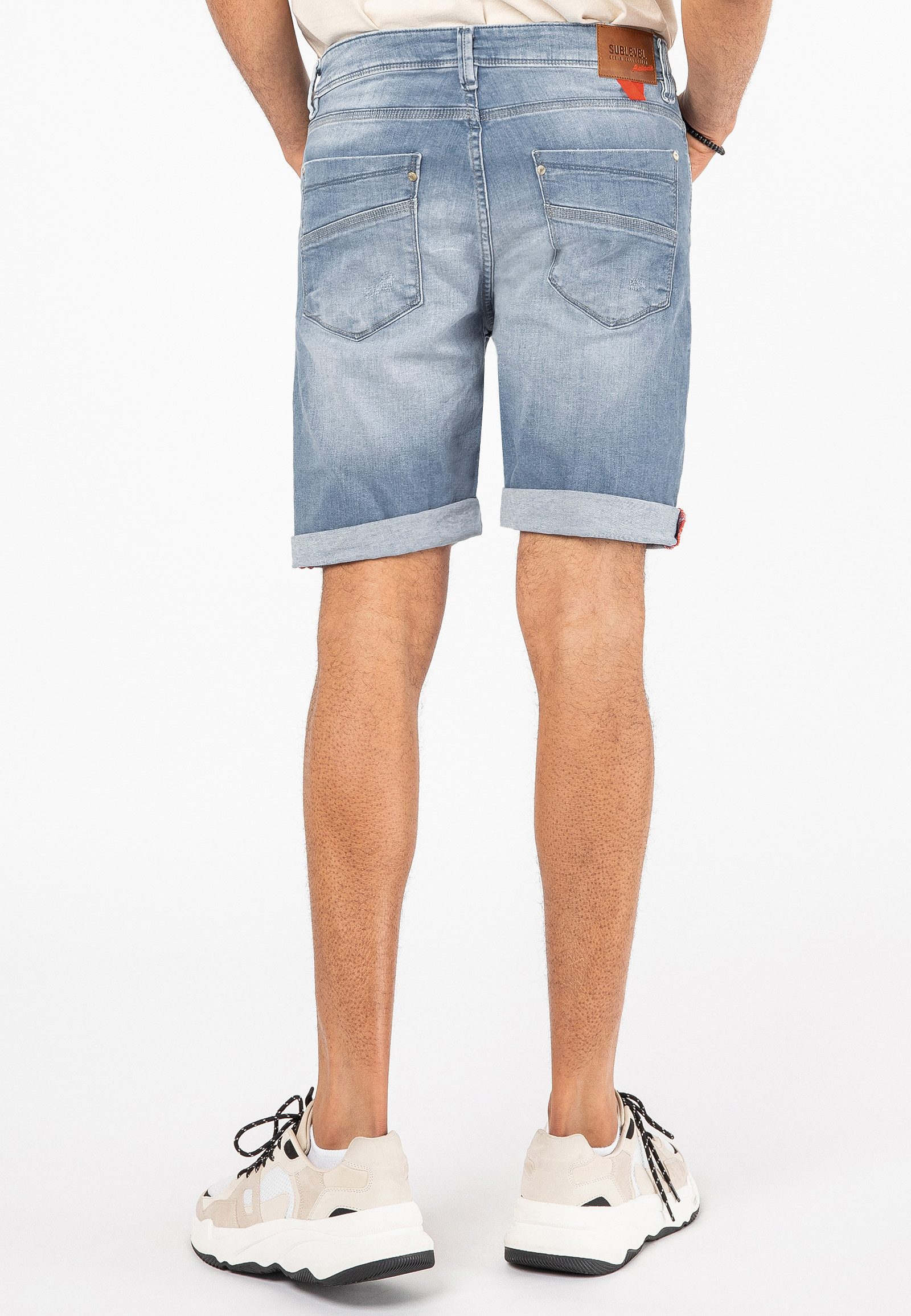SUBLEVEL Jeansbermudas Herren Jeans Shorts kurze günstig online kaufen