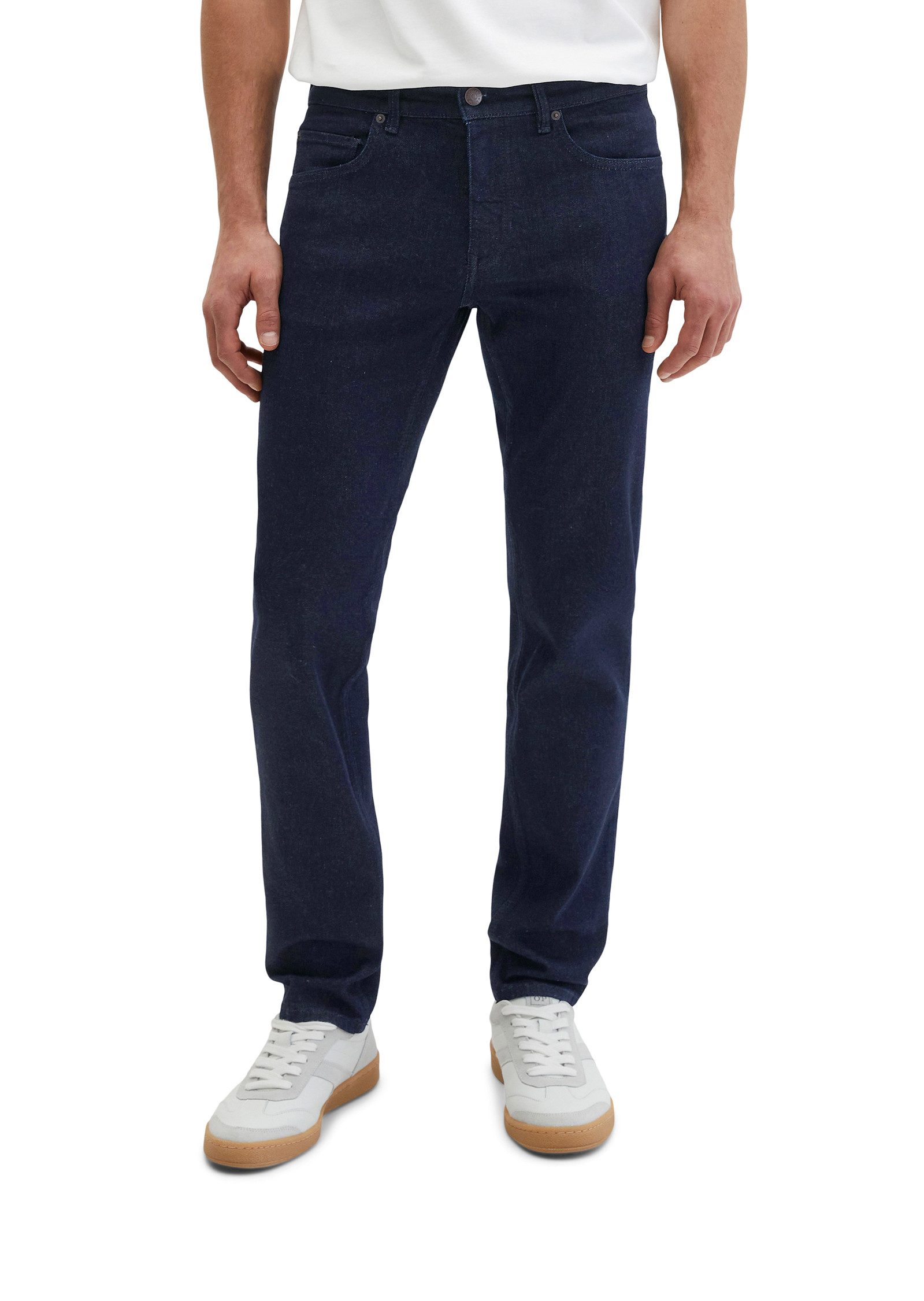 Marc O'Polo 5-Pocket-Jeans Model Sjöbo shaped aus Authentic Blue Stretch Denim