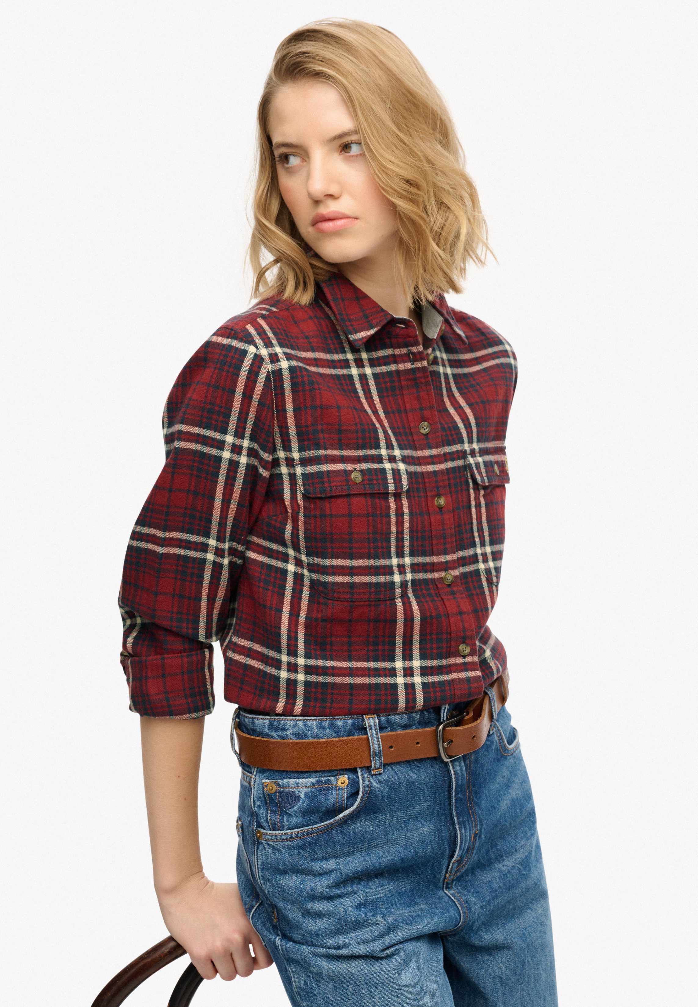 Superdry Karobluse LUMBERJACK CHECK FLANNEL SHIRT günstig online kaufen