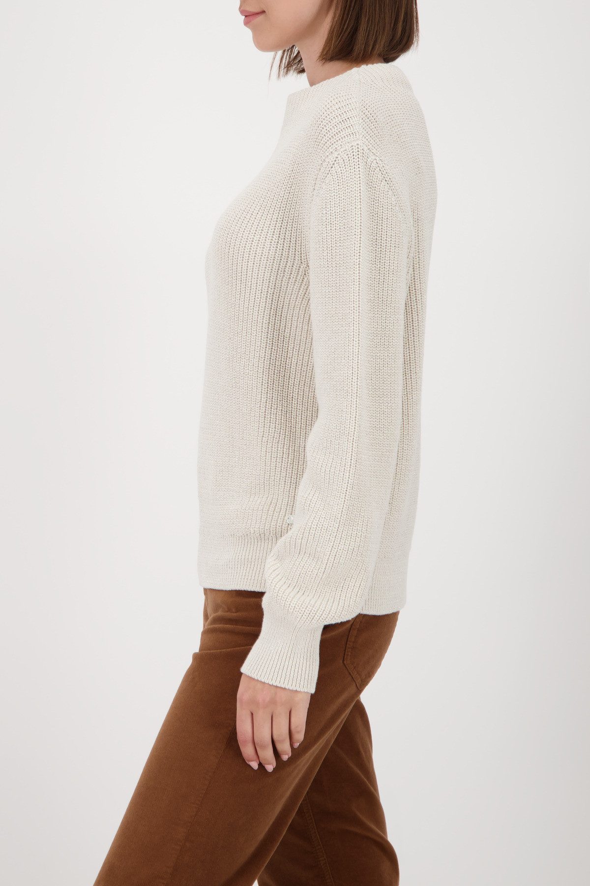 Monari Strickpullover Regular fit mit Rundhalsausschnitt