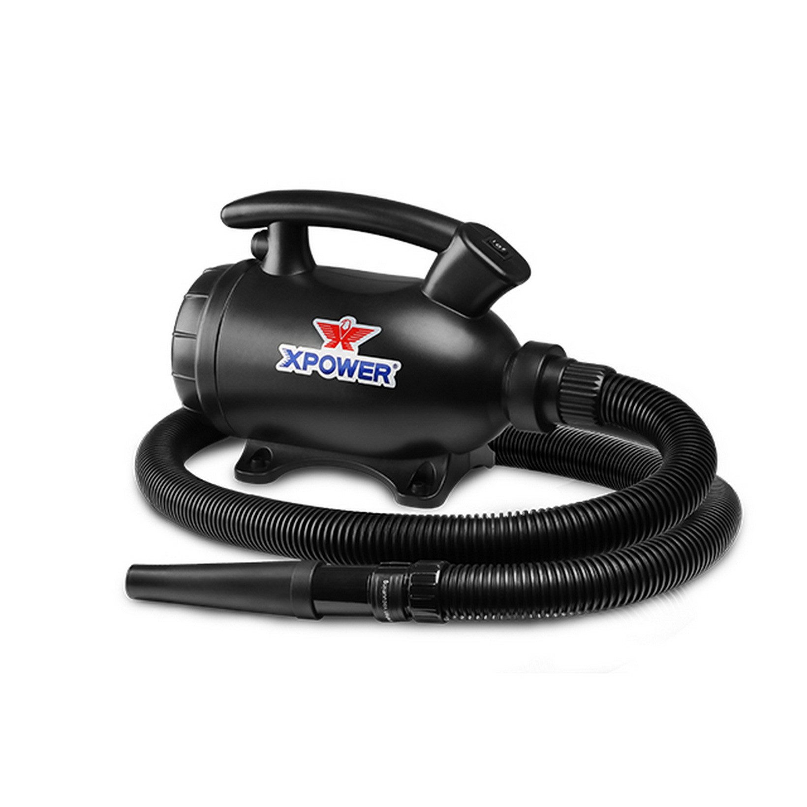 XPOWER Bodenstaubsauger A-6 Tragbar Luftgebläse 2-in-1 Trockner & Staubsauger Spaltreinigung, 1200 W, mit Beutel, leicht & kompakt, extreme Reinigungskraft, inkl. Zusatzdüsen