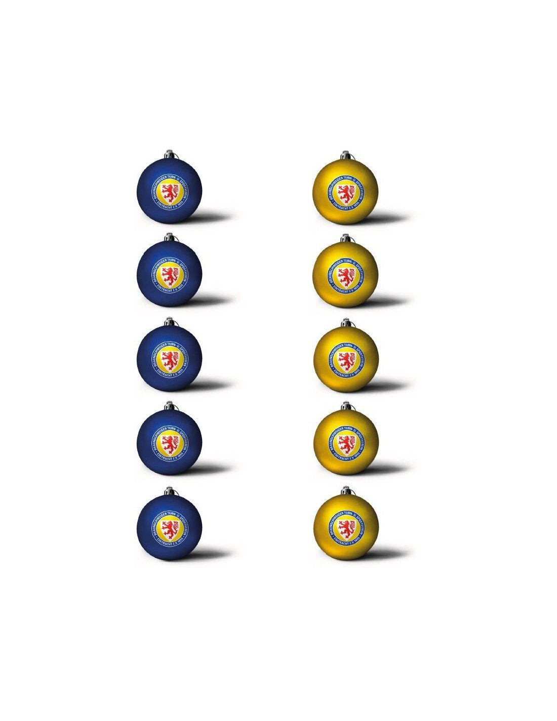 Eintracht Braunschweig Tasse Eintr. Braunschweig Weihnachtskugeln