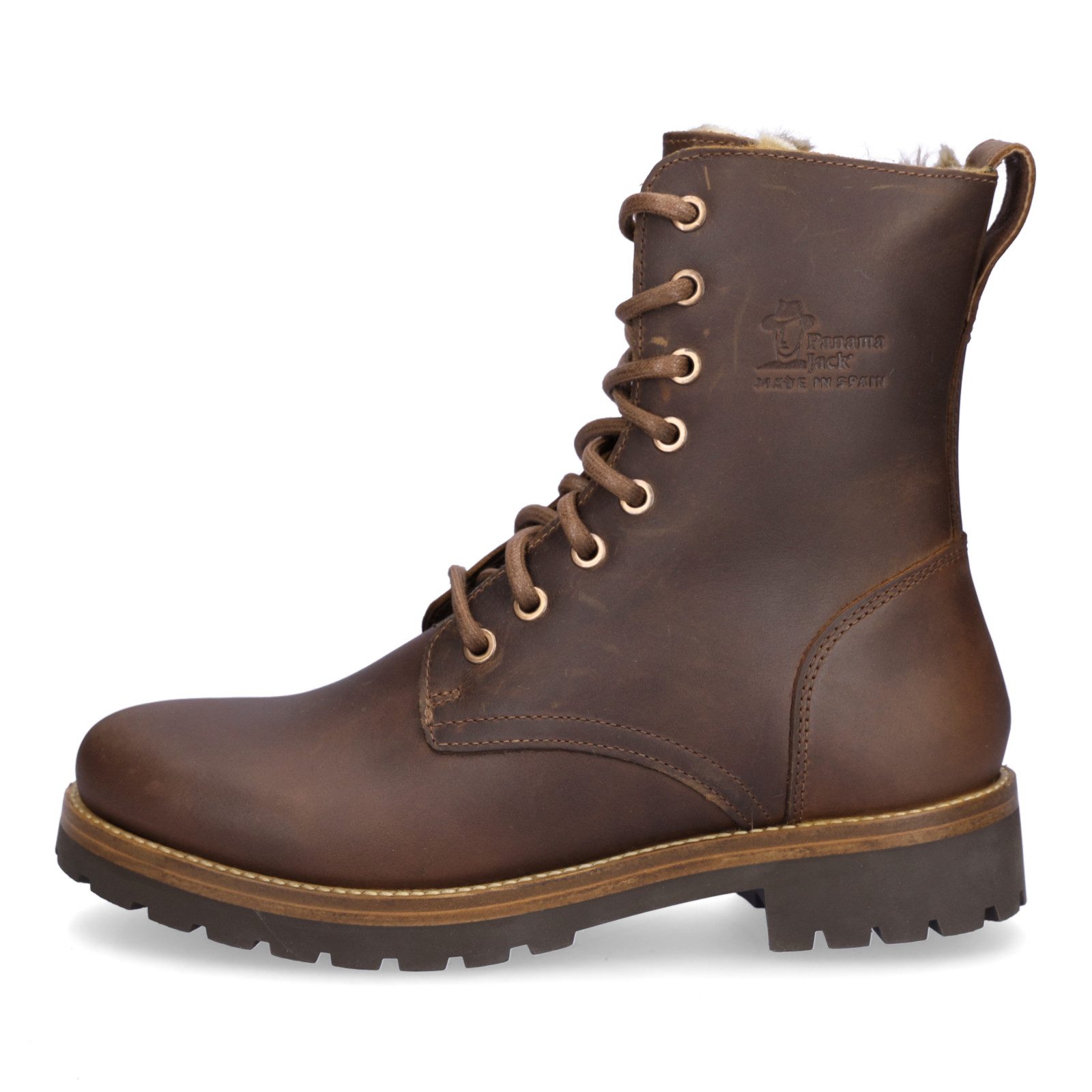 Panama Jack Panama Jack Damen Schnürstiefelette braun Stiefelette