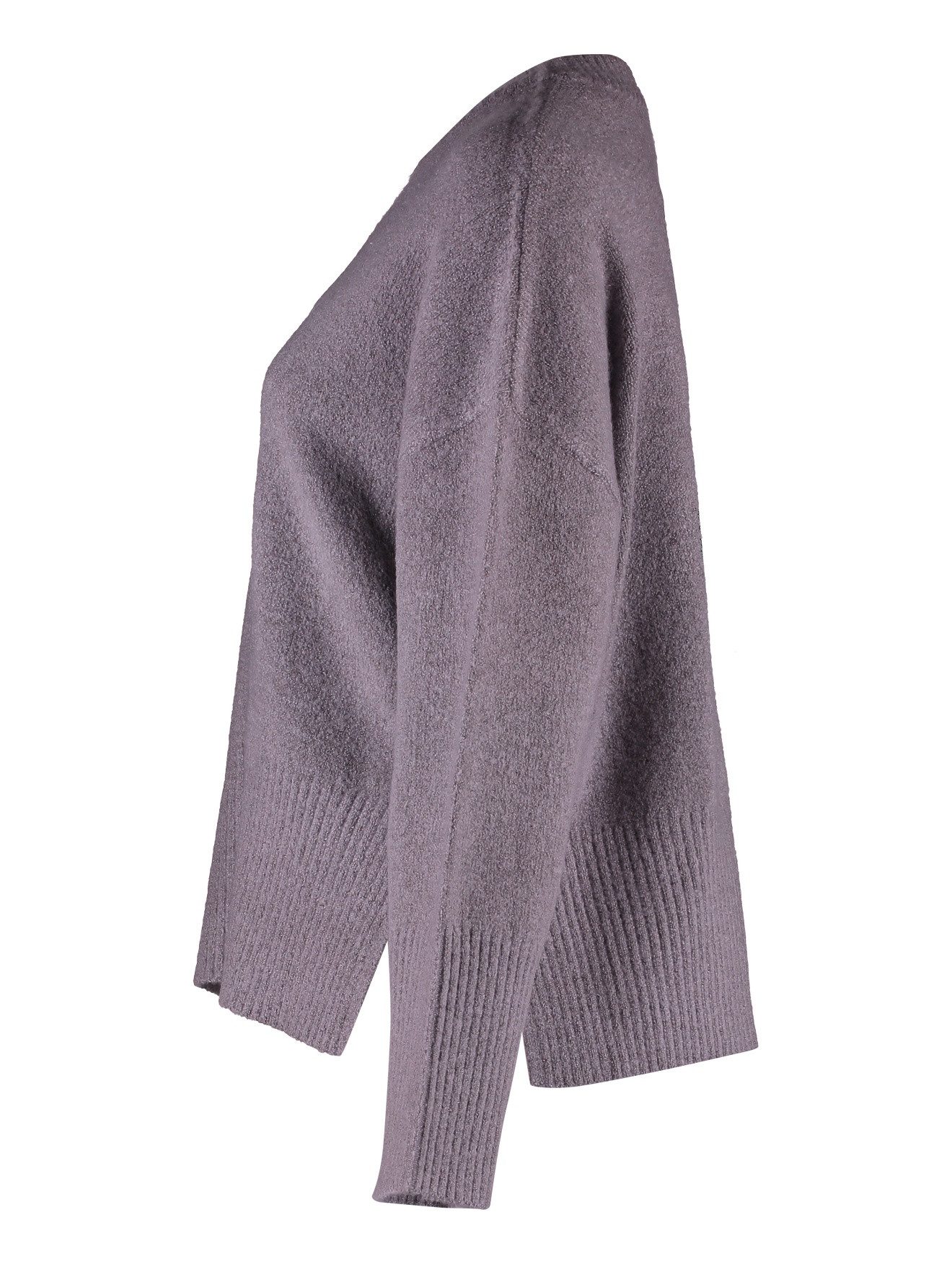 HaILY’S Longpullover Gemütlicher Basic-Pullover mit Rippdetails für Damen (1-tlg) LS P SK Do44rothea