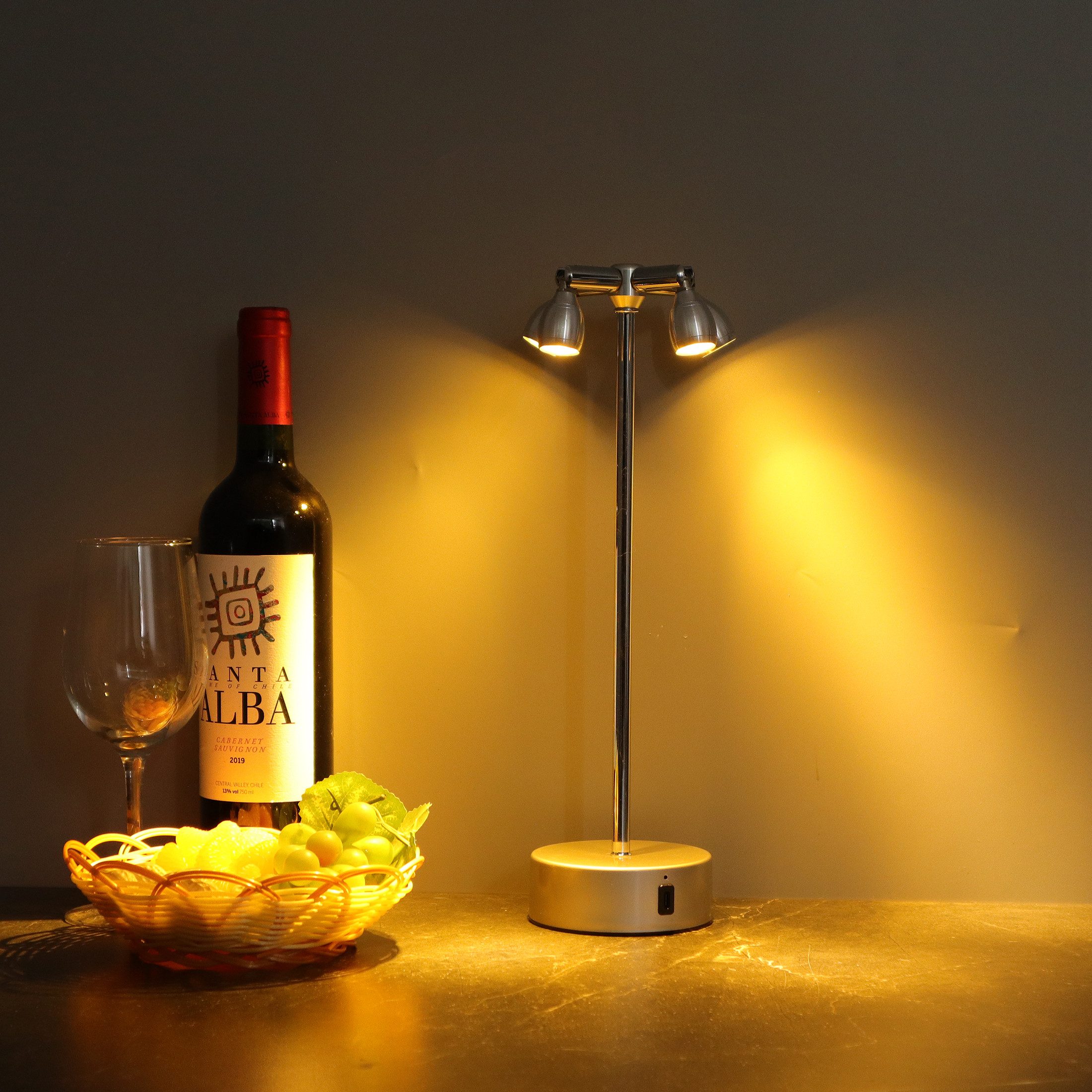 Luckice LED Tischleuchte Kabellose LED Tischlampe mit 3000mAh Akku, 4-Stufe günstig online kaufen