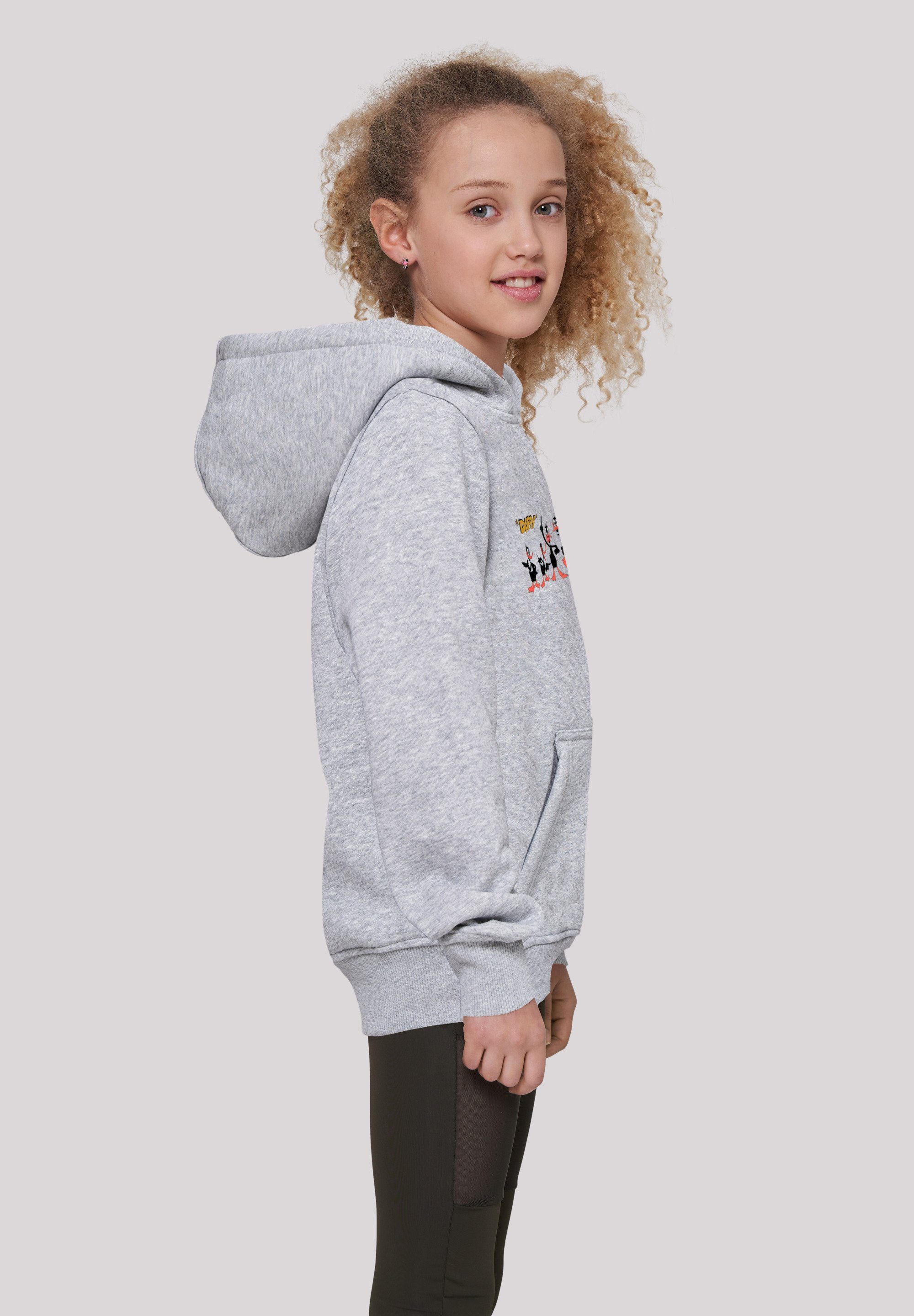 Daffy Hoody Colour with Kids Duck Tunes Basic Looney Kinder Code (1-tlg) F4NT4STIC Hoodie heathergrey