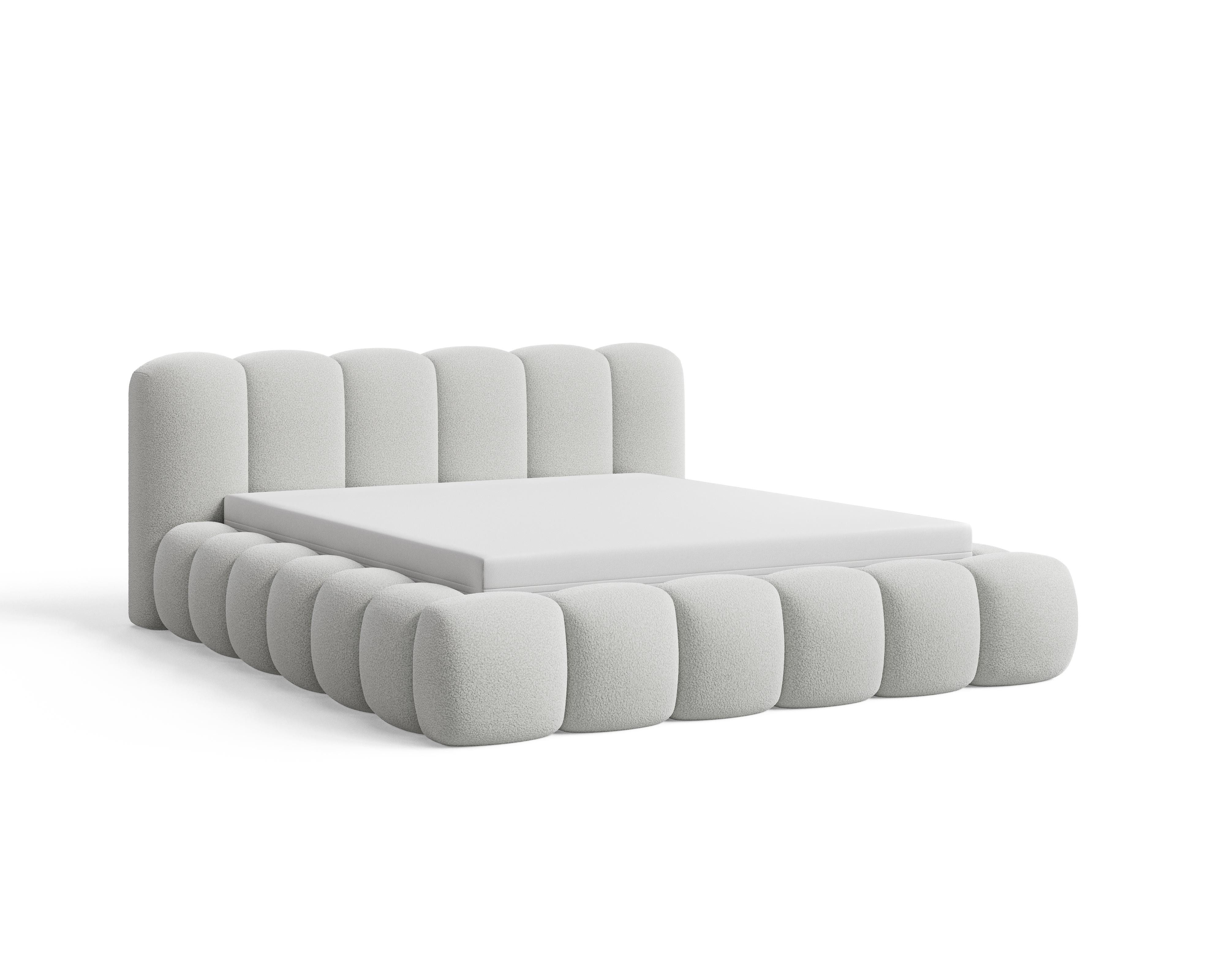 Chilly Möbel Polsterbett Stoff mit Stauraum und Hubfunktion Holzrahmen (Boxbett ohne Matratze in vielen Farben, 1-tlg., 140x200 160x200 180x200 200x200cm), gepo – Bild 4 von 5