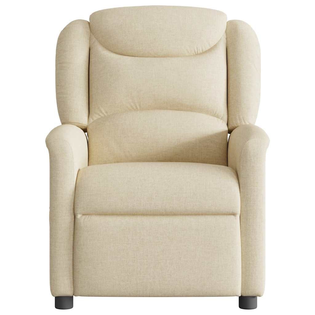 vidaXL Sessel Massagesessel Creme Stoff (1-St) günstig online kaufen