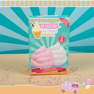 Fizz creations Slush Maker Mr Creations 2pk Ice Cream Powder Vanilla & Strawb