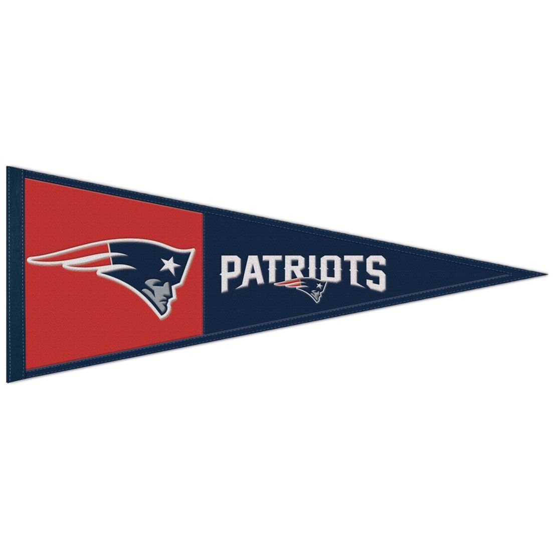 WinCraft Wanddekoobjekt NFL Wool Wimpel 80x33cm New England Patriots