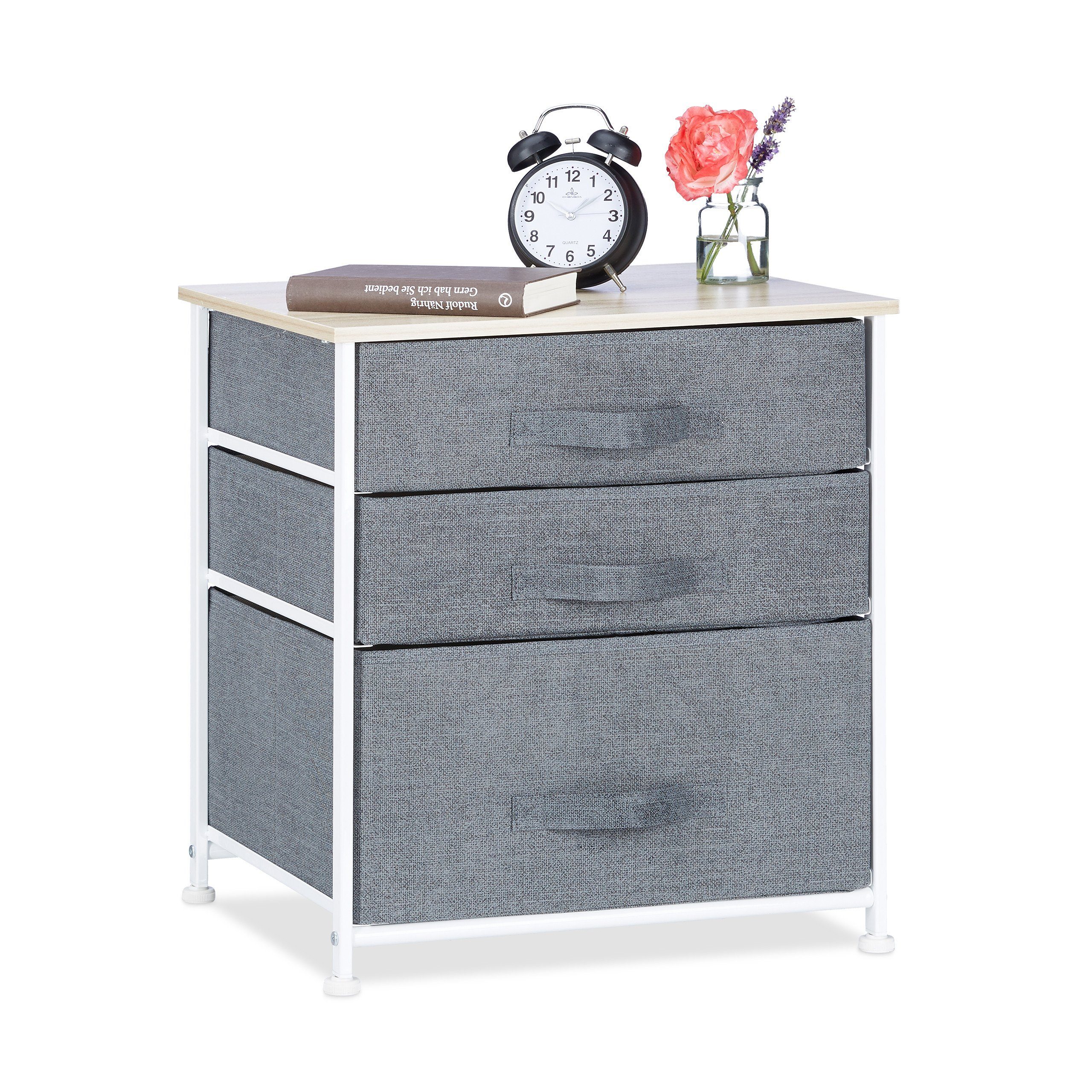 relaxdays Standregal Regalsystem verschiedene Varianten grau, C günstig online kaufen