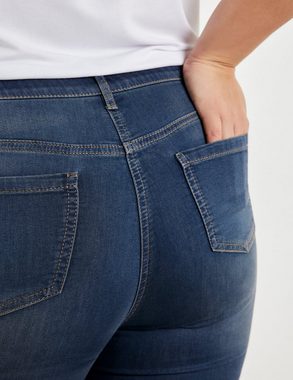 Samoon Stretch-Jeans 5-Pocket Jeans in 7/8 Länge Betty Jeans