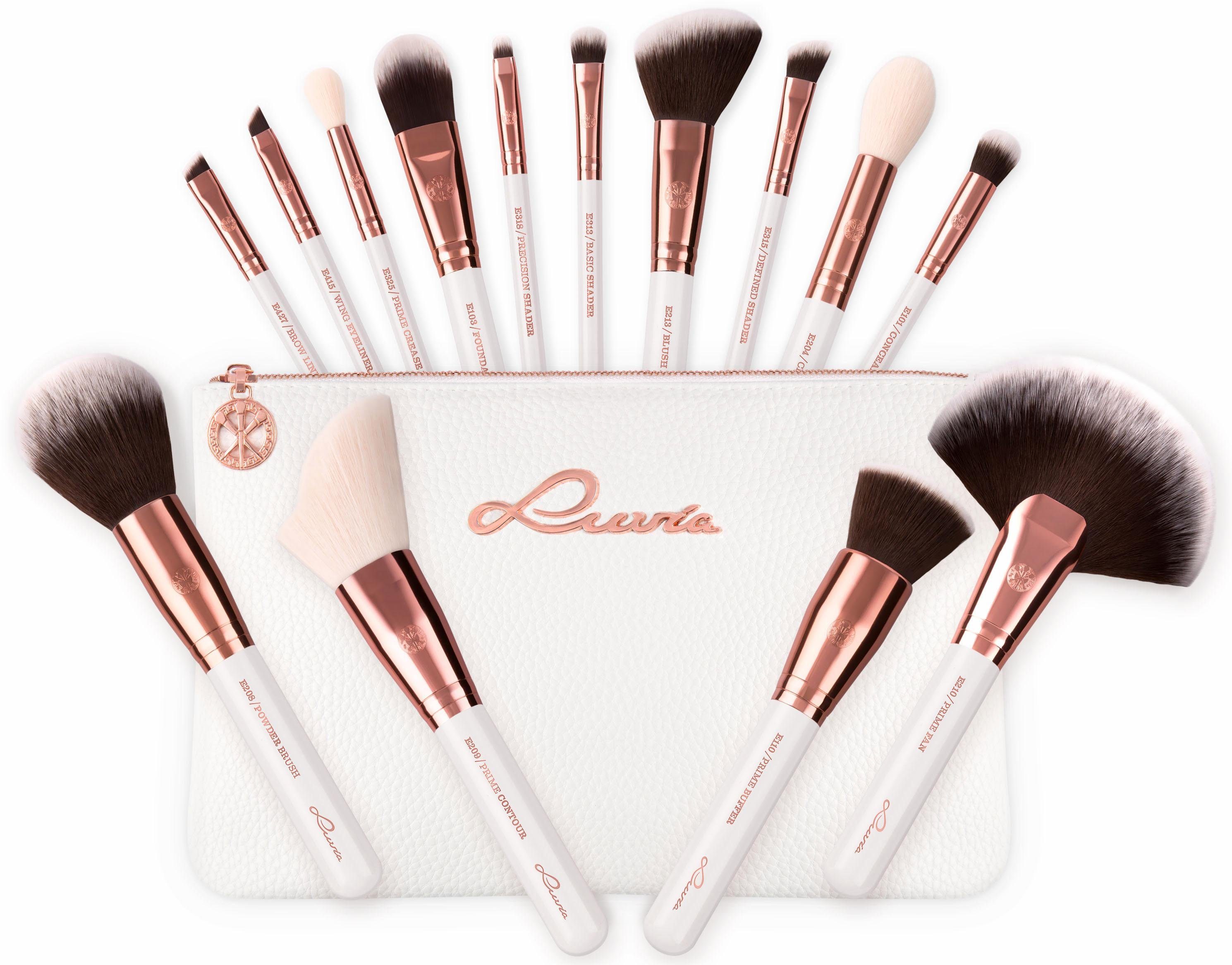 Kosmetikpinsel-Set Essential Brushes - Feather White