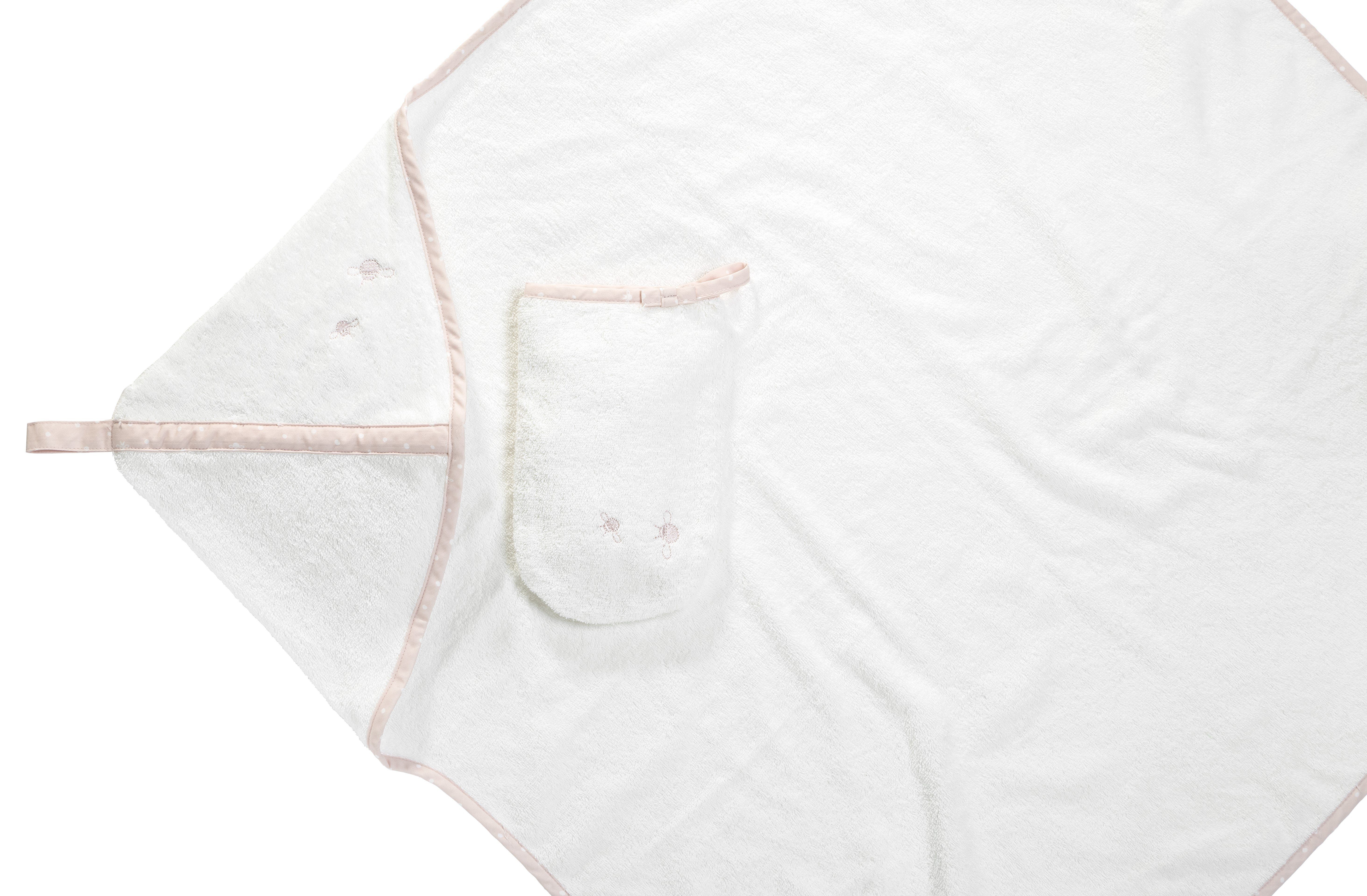 Stokke Kapuzenhandtuch Kapuzenbadetuch für Ihr Baby aus weicher Frottee und 100 % Baumwolle, Baumwolle