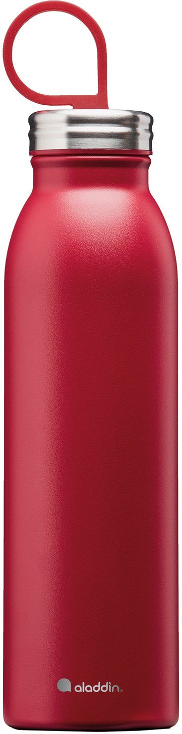 aladdin Isolierflasche Chilled Thermavac, auslaufsicher, Edeltahl in Trendfarben, 0,55 ml rot