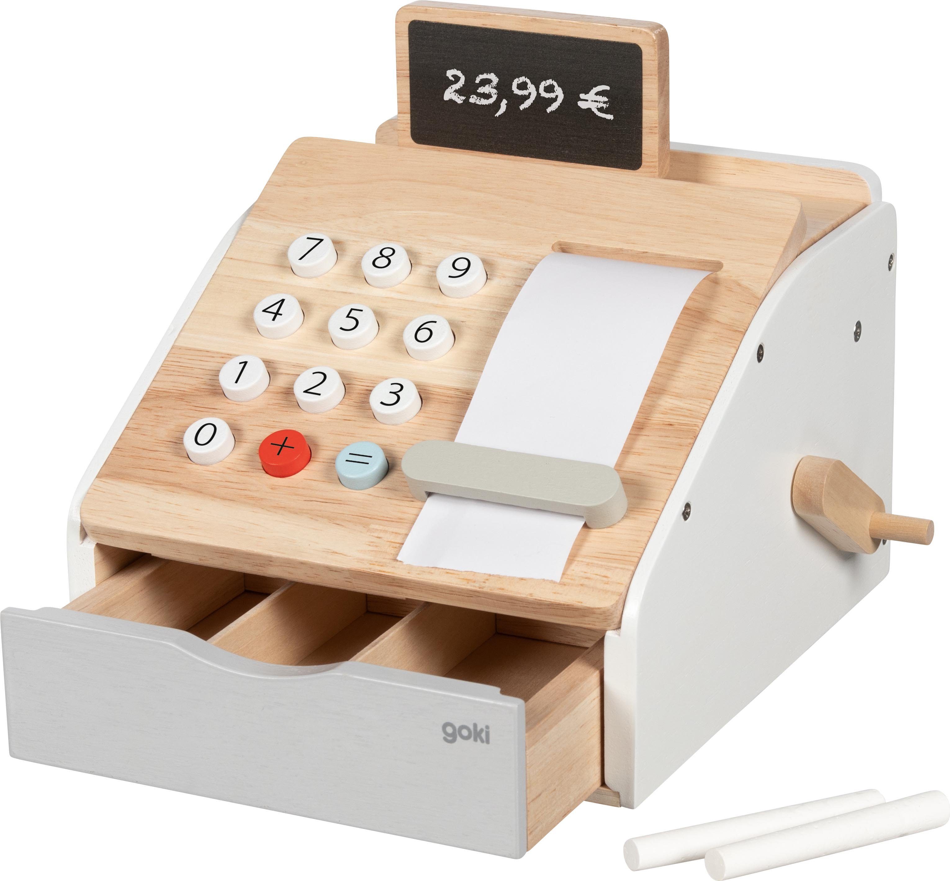 goki Spielkasse Kaufmannsladenkasse, mit Geräusch beim Öffnen