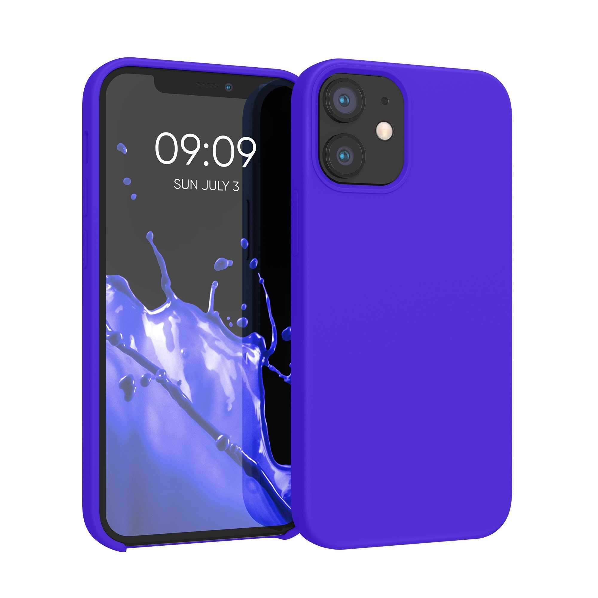kwmobile Handyhülle Hülle für Apple iPhone 12 mini, Hülle Silikon gummiert - Handyhülle - Handy Case Cover