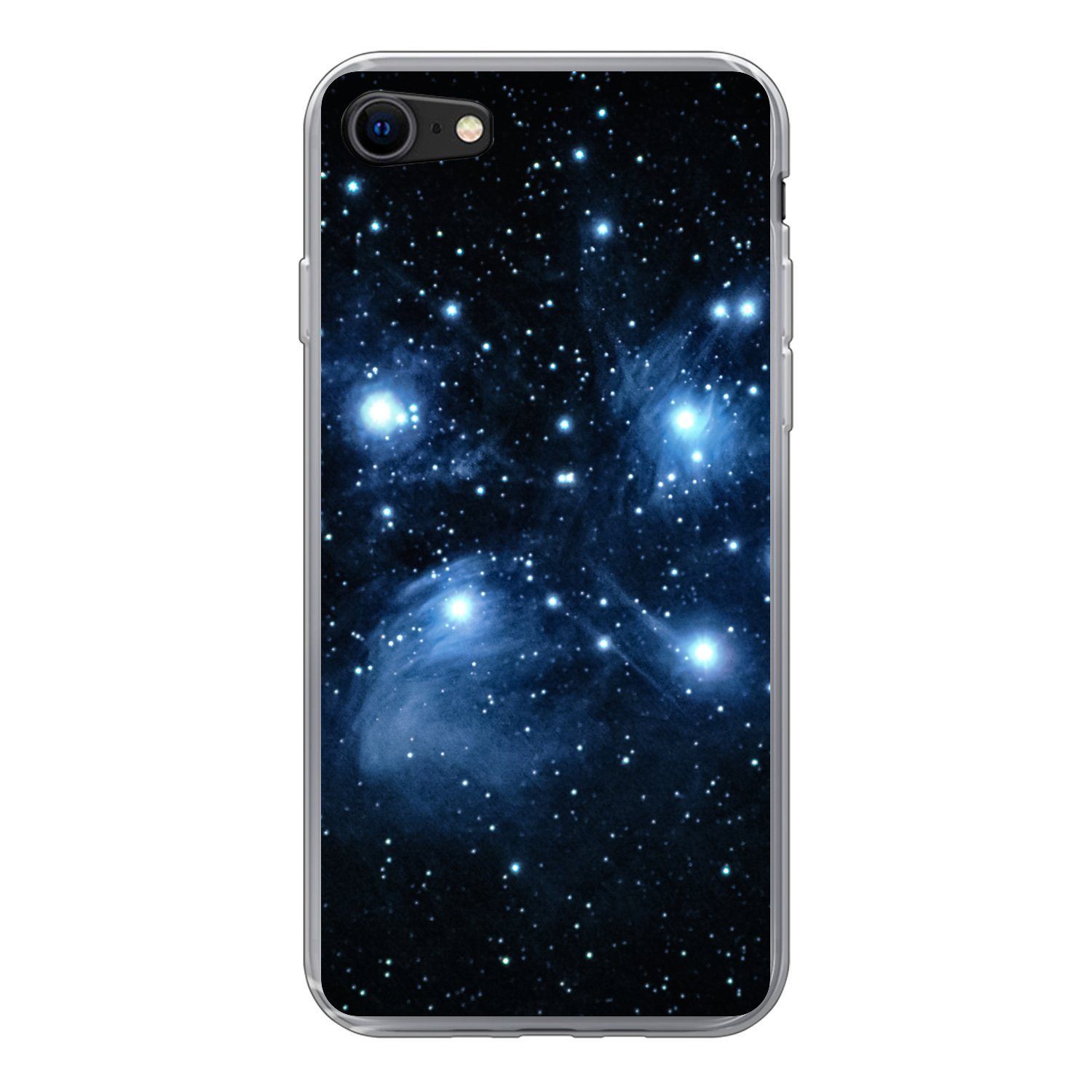 MuchoWow Handyhülle für Apple iPhone 8 Universum - Planeten - Sterne - Jungen - Mädchen -, Smartphone-Bumper, Print, Handy Schutzhülle Dünn