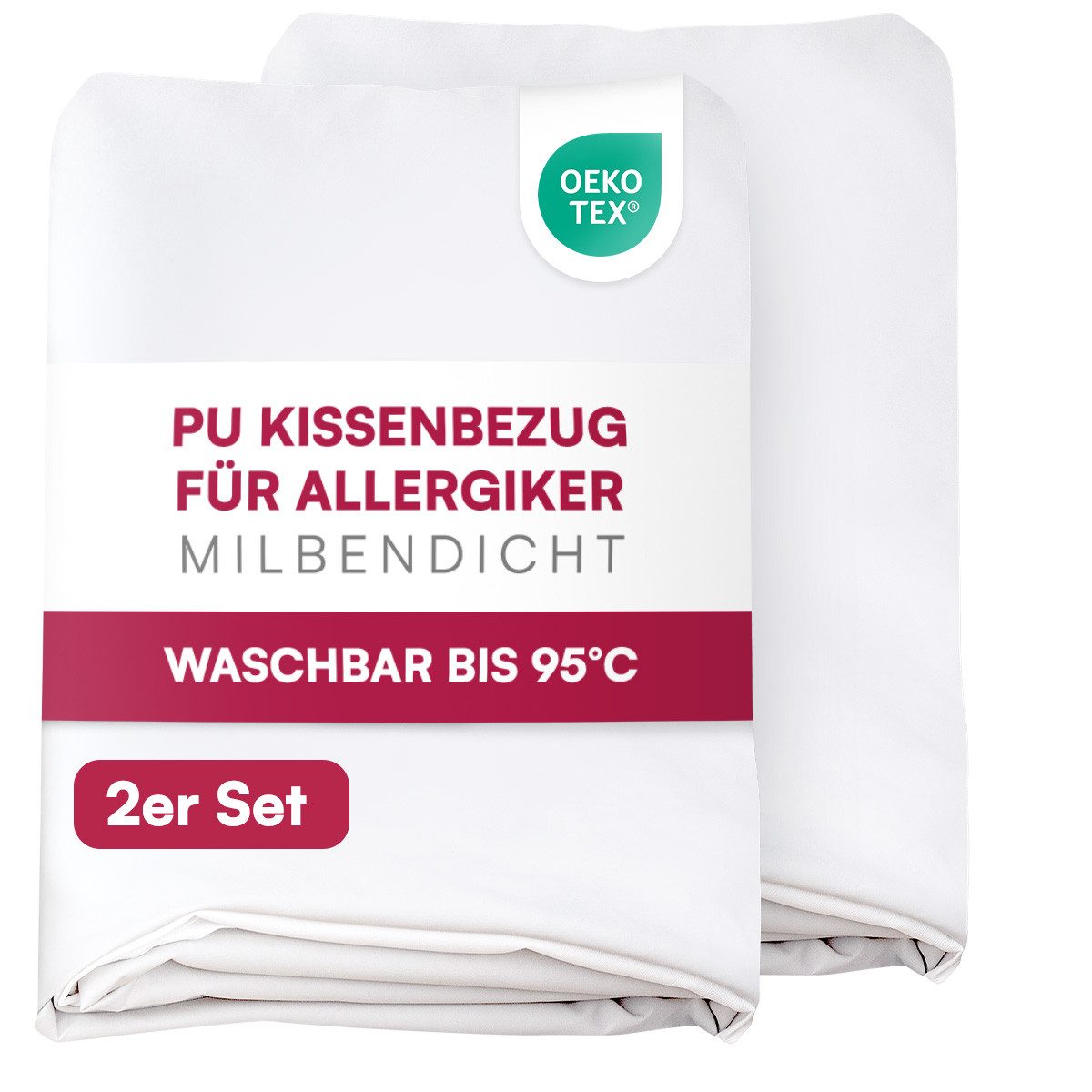 Clinotest Kissenbezug Wasser- und Milbendicht, (2 Stück), Kissenschoner hyp günstig online kaufen