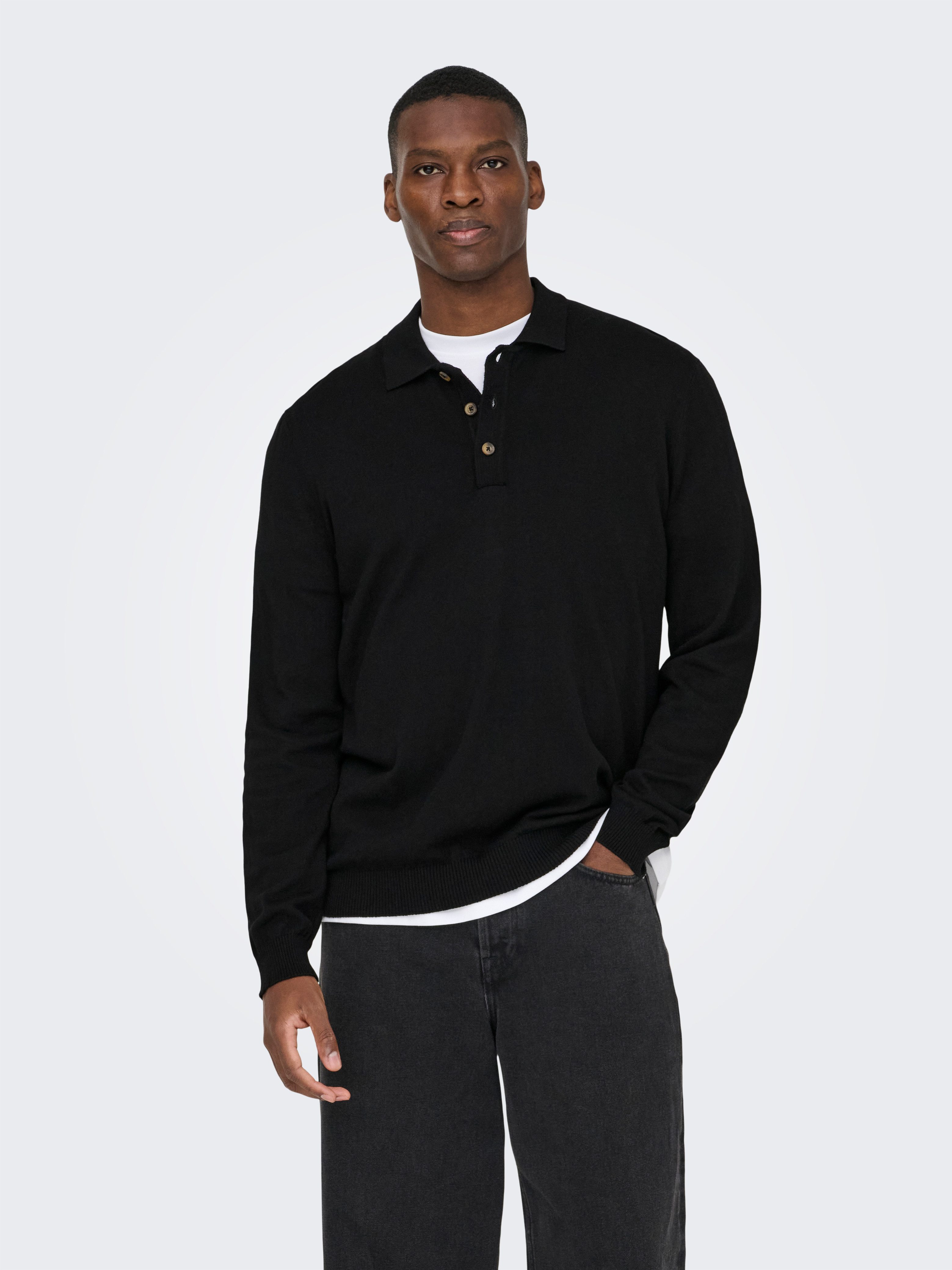 ONLY & SONS Polokragenpullover ONSLOUI REG günstig online kaufen