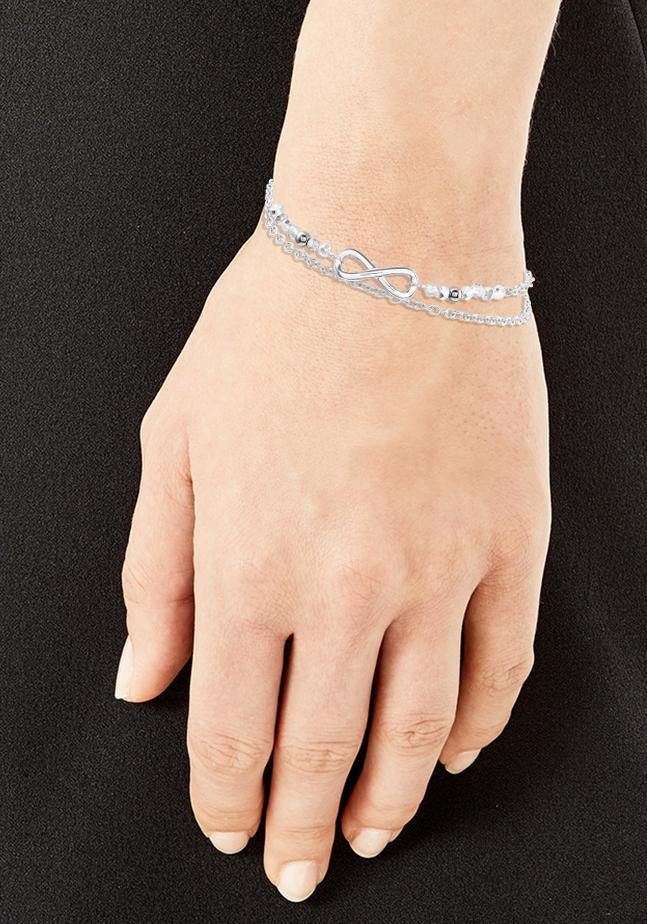 s.Oliver Armband, mit Glasstein