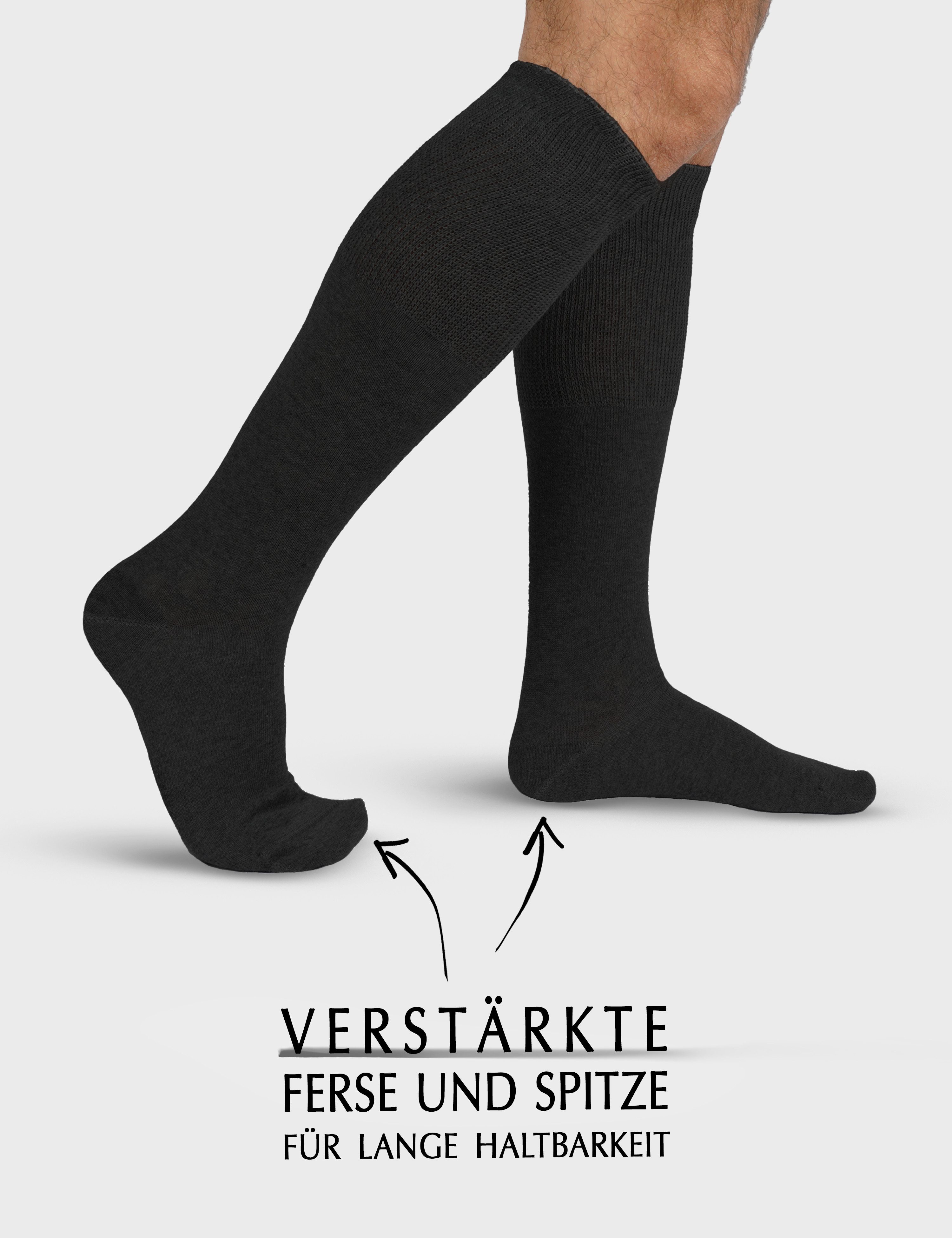 OCERA Kniestrümpfe Diabetiker-Kniestrümpfe