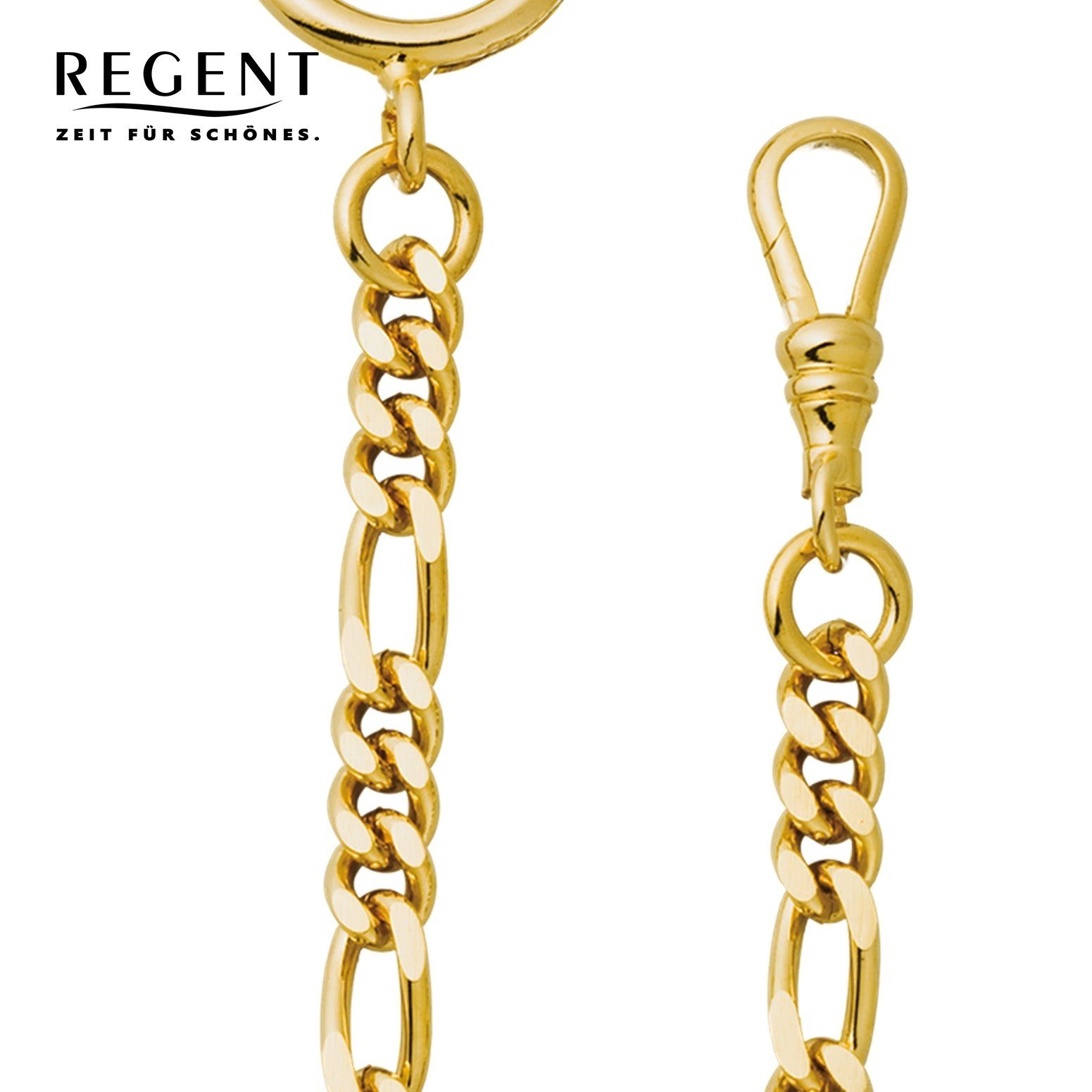 Herren Taschenuhren-Kette Figaro, Regent Elegant P-48 Kettenuhr Taschenuhrenkette, Regent 5mm