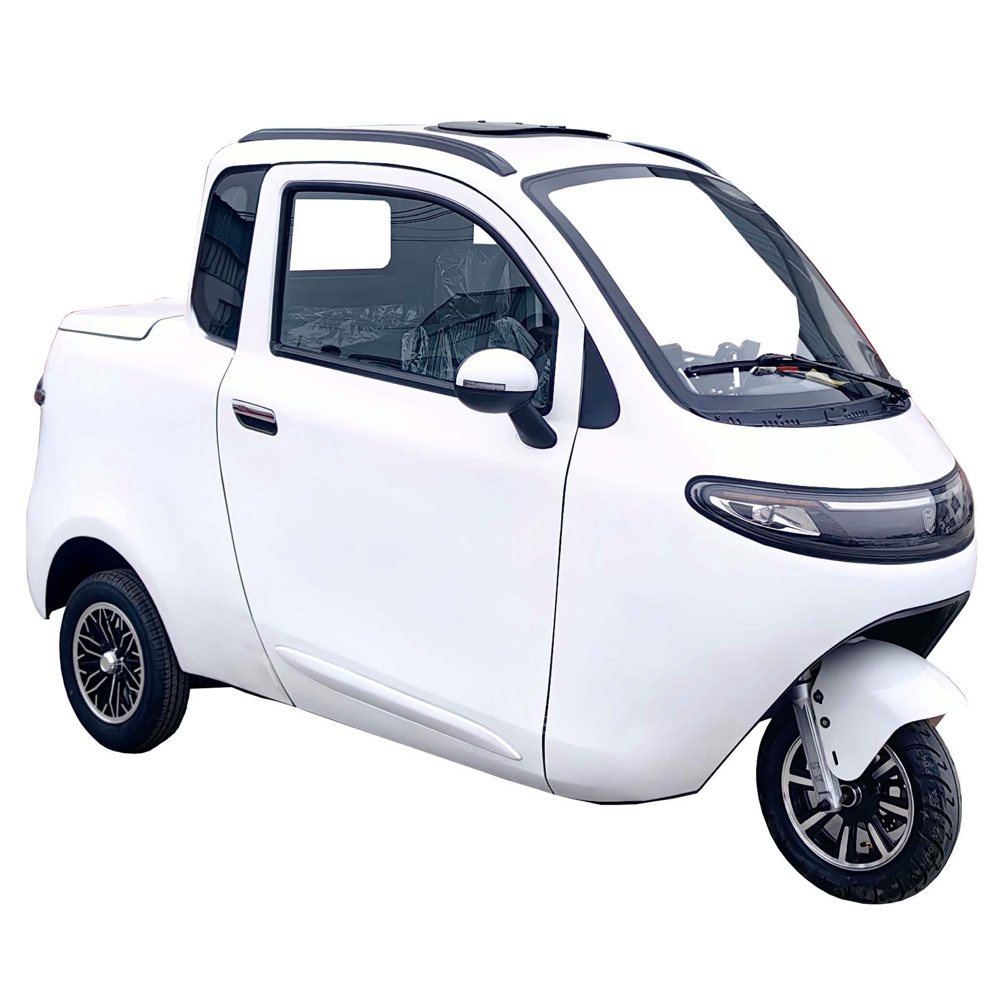Urban Hopper E-Motorroller Urban Hopper Cabin Max Elektro-Kabinenroller mit Kofferraum, 3000 W, 45 km/h, bis 175 km Reichweite, 1500/3000 W Motor, Heizung, Kamera, Bluetooth