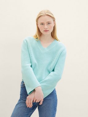 TOM TAILOR Denim Strickpullover Strickpullover mit Strukturmix