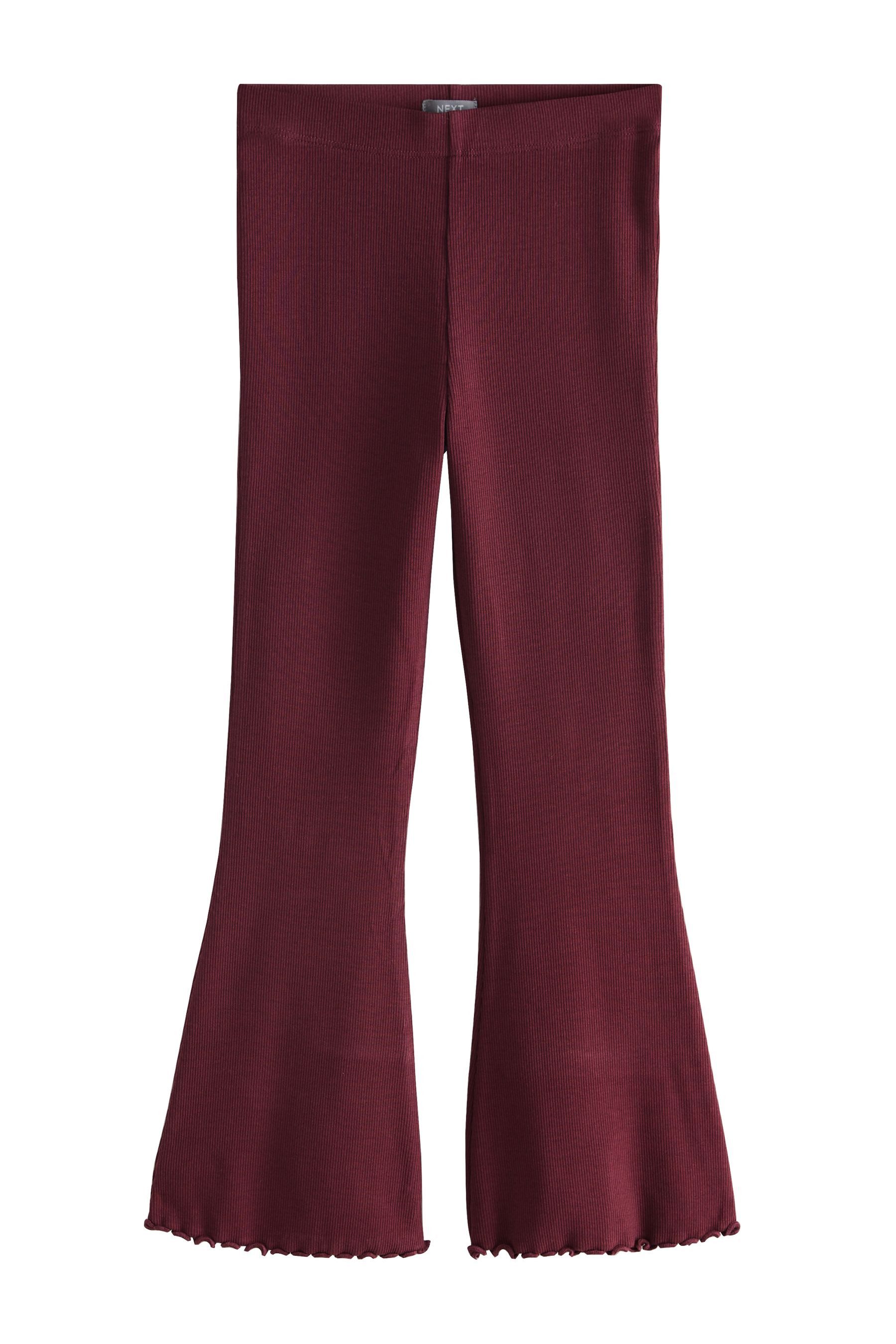 Next Leggings Gerippte Leggings mit ausgestelltem Bein (1-tlg)