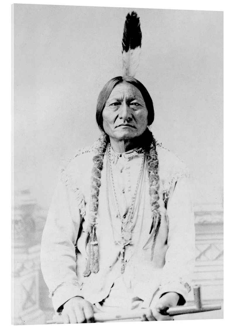 Posterlounge Acrylglasbild Stocktrek Images, Sioux-Häuptling Sitting Bull, Fotografie