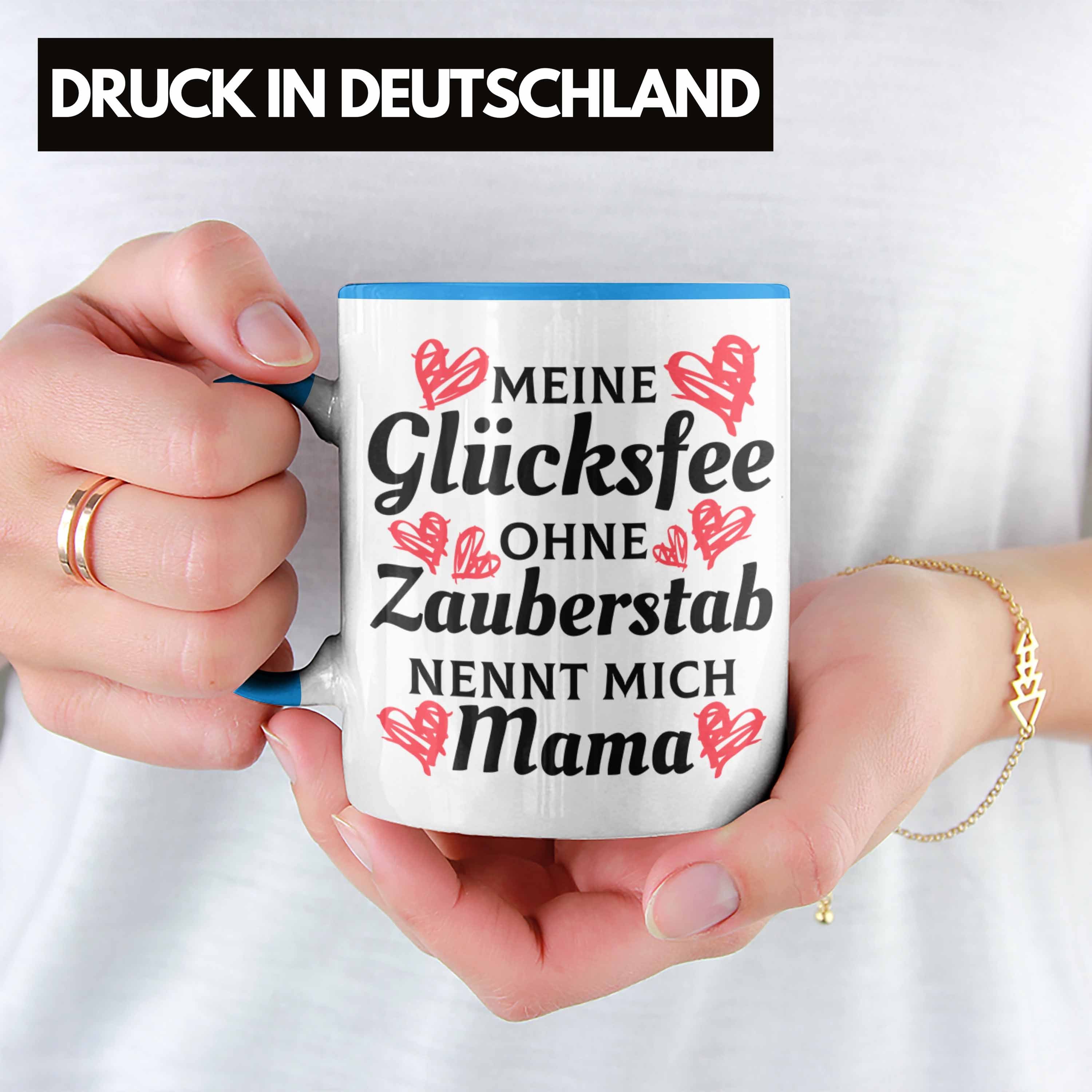 - von Trendation mit Geschenk Trendation Spruch Sohn Tasse Blau Mama Mutter Tasse Tochter Spruch Kaffeetasse Muttertag