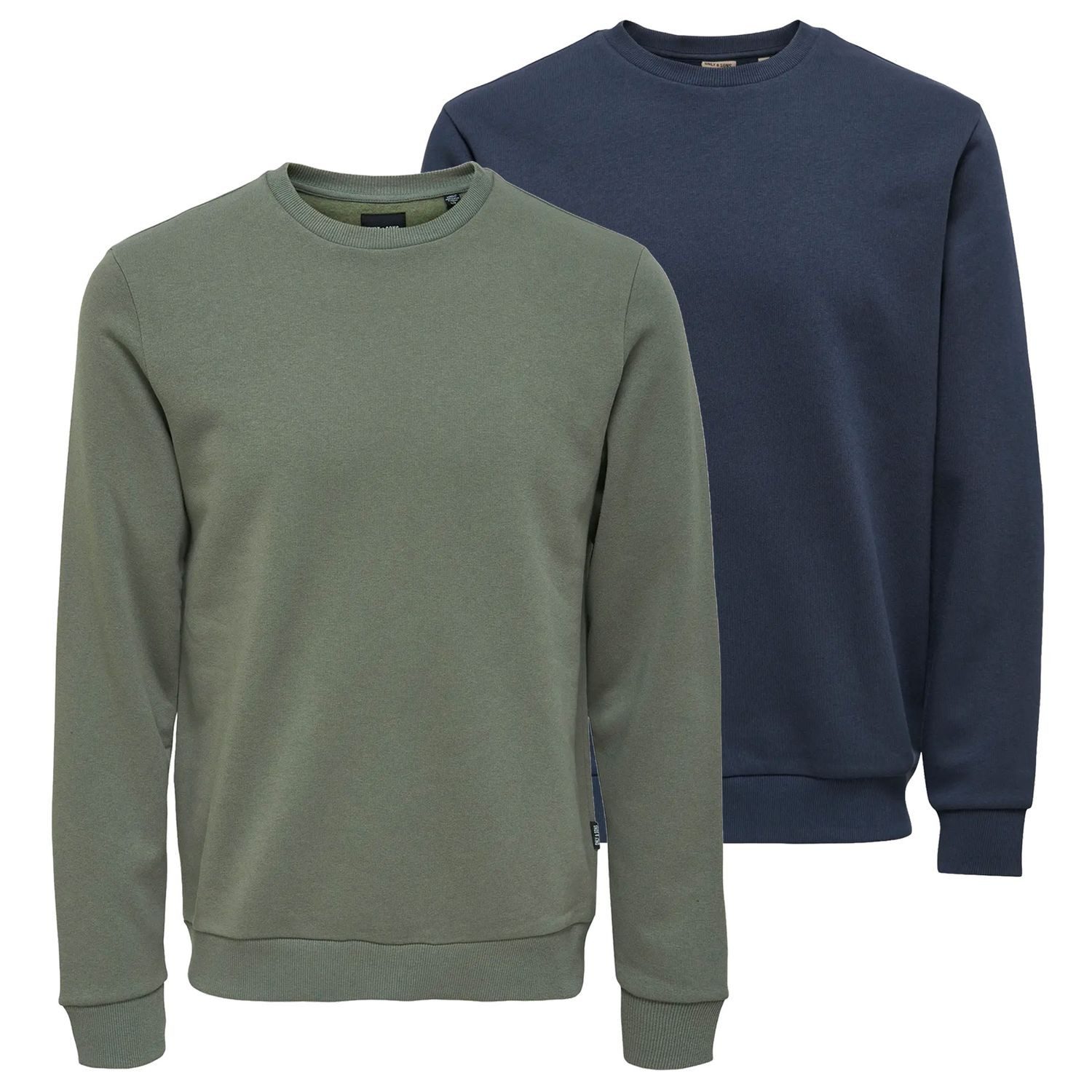1 x navy / 1 x olive
