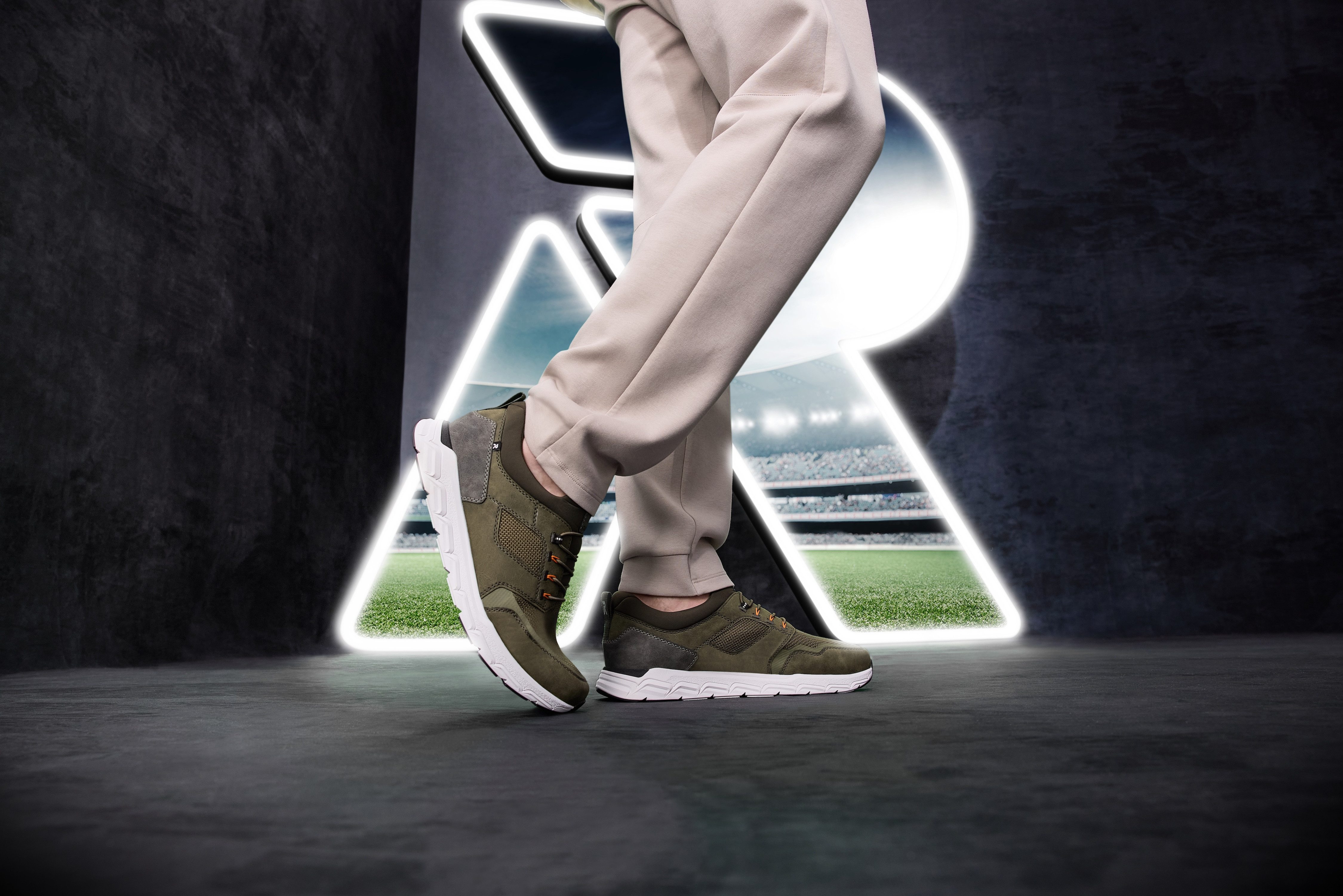 Rieker Sport Slip-On Sneaker aus der neuen Christoph Kramer Kollektion, mit MemoCup-Innensohle