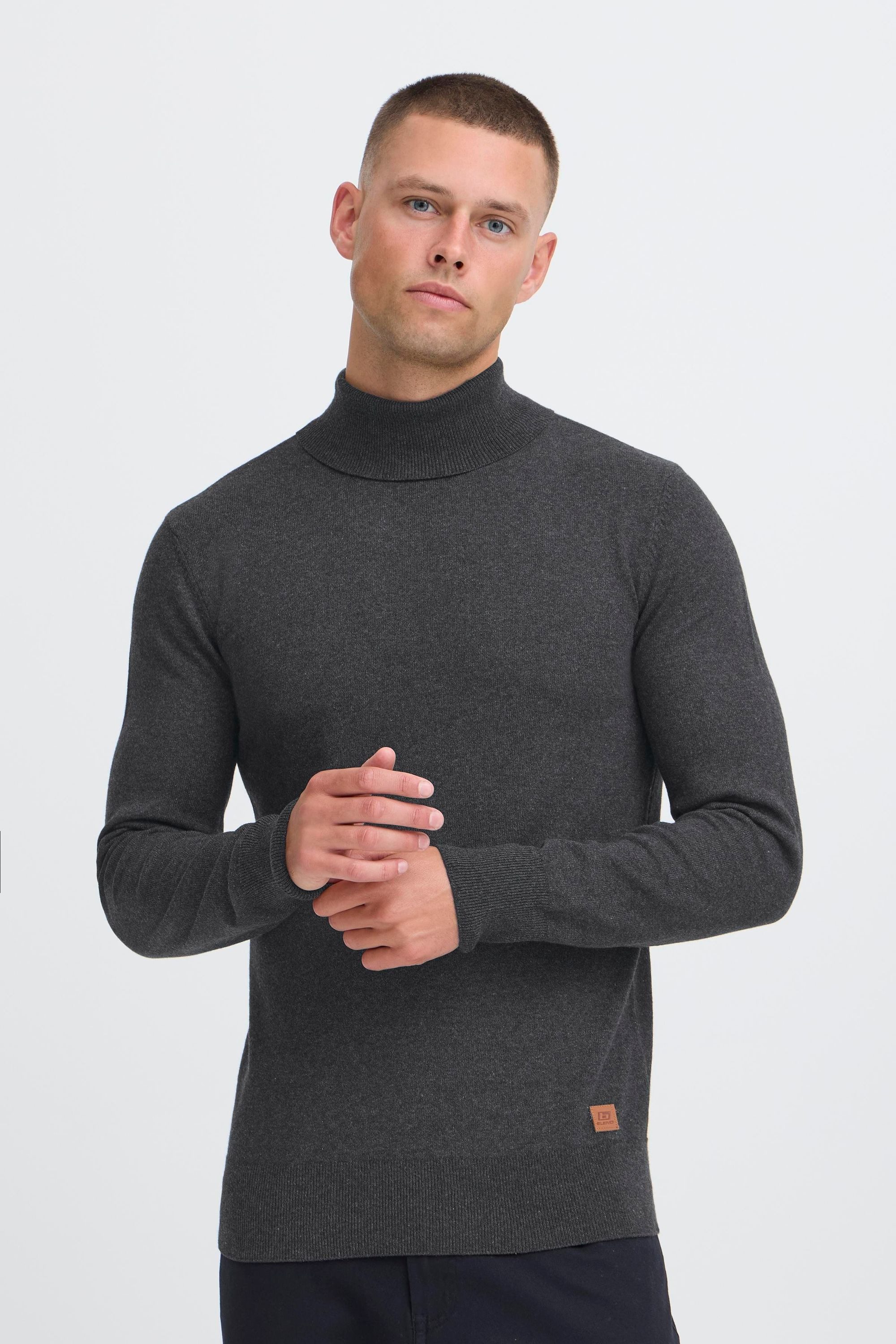 Blend Rollkragenpullover BHFibes Stilvoller Strickpullover mit Rollkragen günstig online kaufen