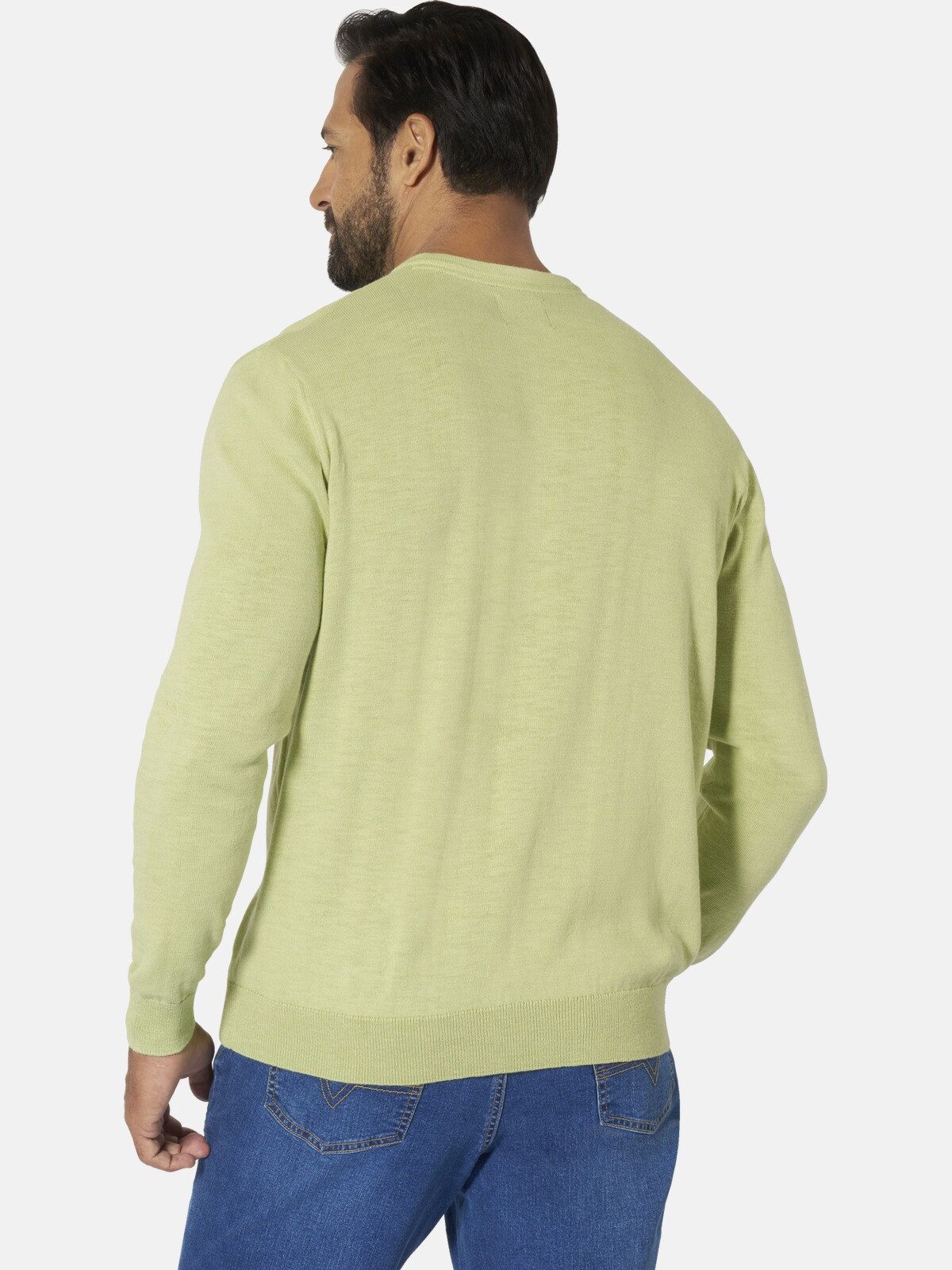 Jan Vanderstorm Strickpullover ENDRICH mit Segelboot Aufdruck günstig online kaufen