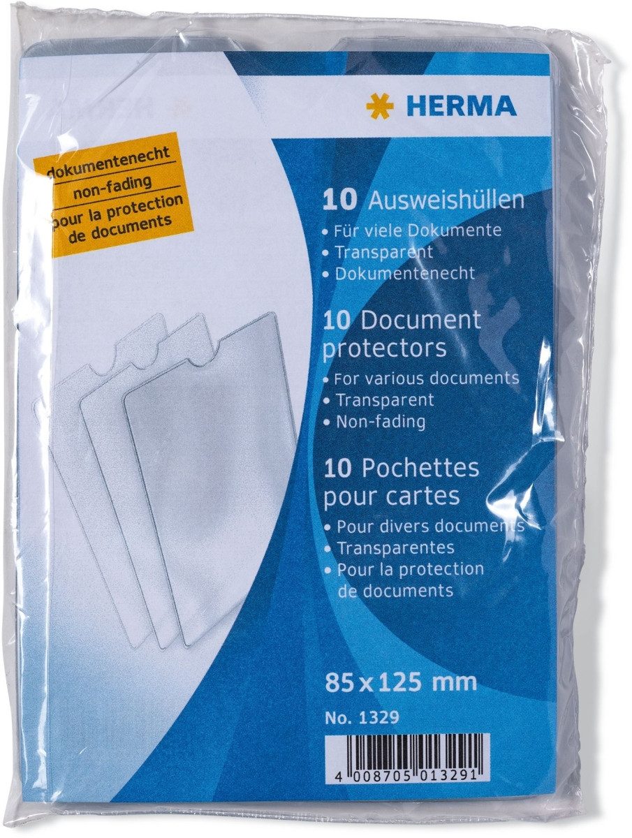 HERMA Schreibgeräteetui Ausweishüllen 85x125mm für viele günstig online kaufen
