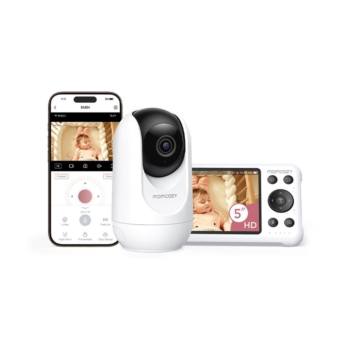Momcozy Video-Babyphone Camera for BM04, 1-tlg.