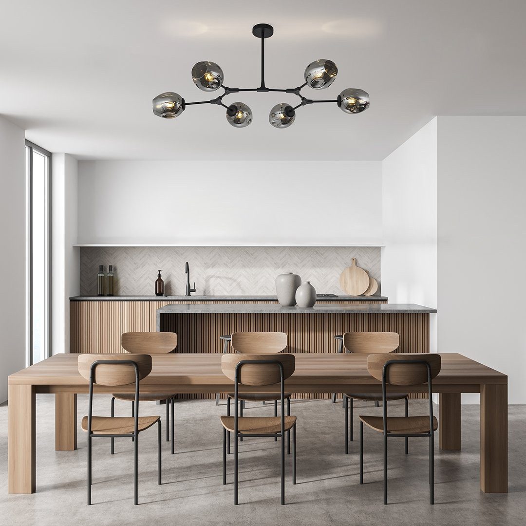 Neona Deckenleuchten URANOS Schwarz, E27 5W, Warmweiß
