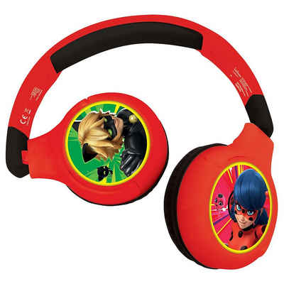 Lexibook® »Miraculous 2-in-1-Bluetooth-Kopfhörer für Kinder« Kinder-Kopfhörer