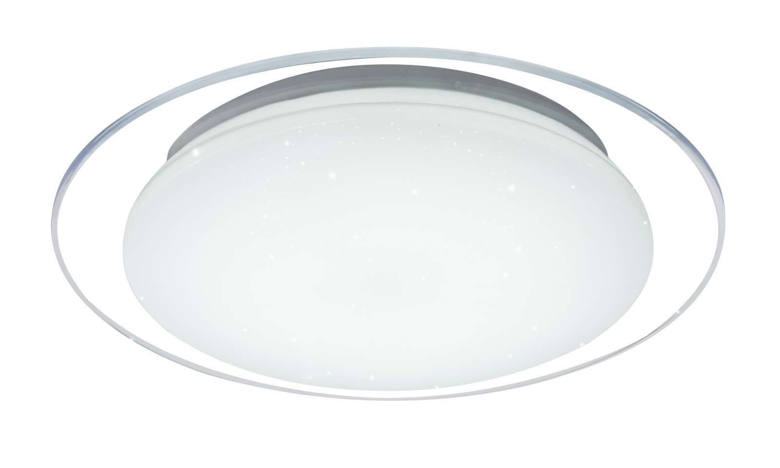 Globo Deckenleuchte GLOBO Deckenleuchte LED Wohnzimmer Bad Küche Deckenlampe Rund 33 cm