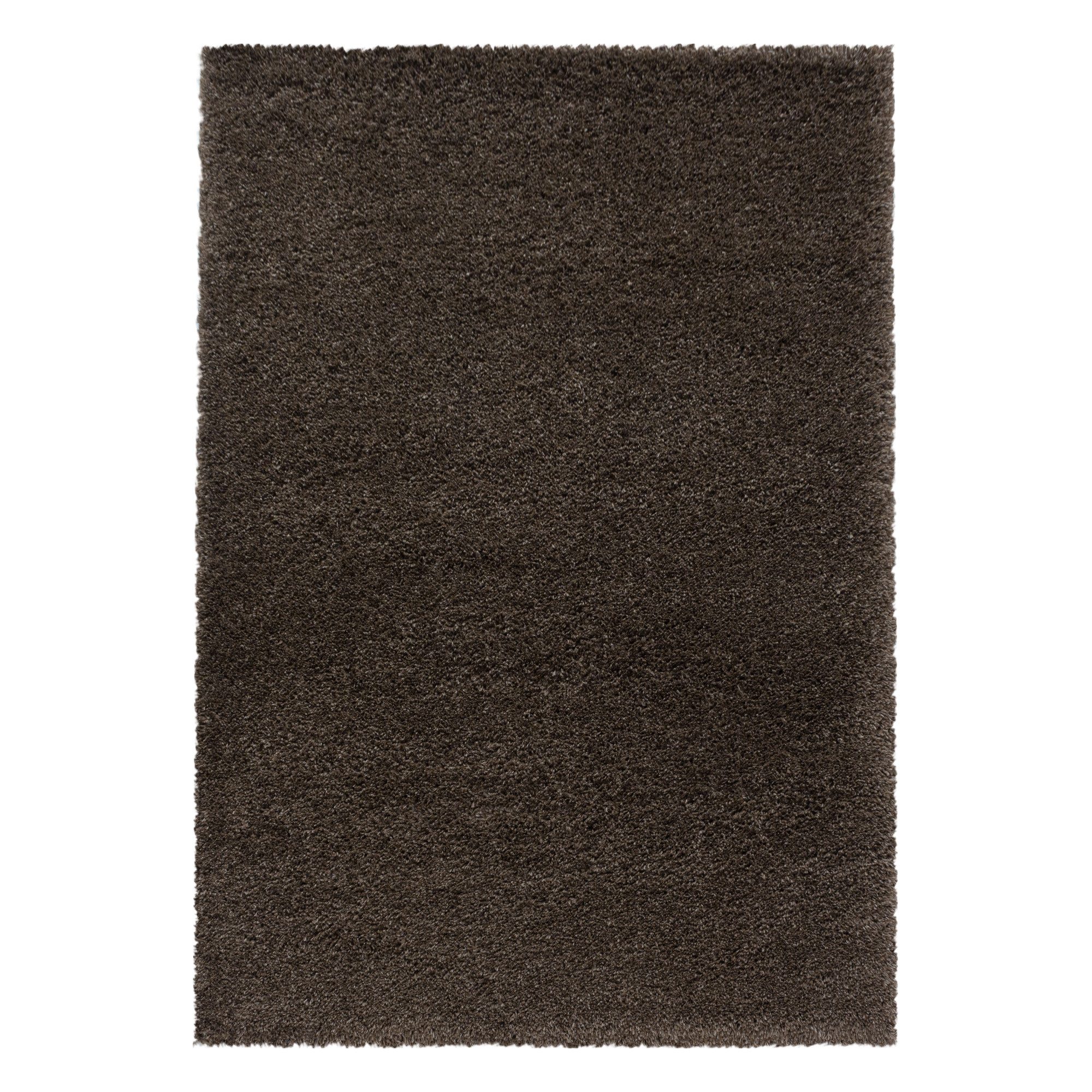 Teppich Unicolor - Einfarbig, Teppium, Rechteckig, Höhe: 30 mm, Teppich Wohnzimmer Einfarbig Shaggy verschidene farben und größen