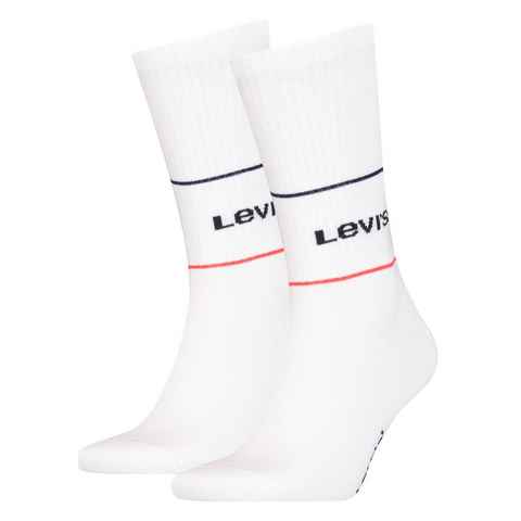 Levi's® Sportsocken (Packung, 2-Paar) LEVIS SHORT CUT LOGO SPORT 2P