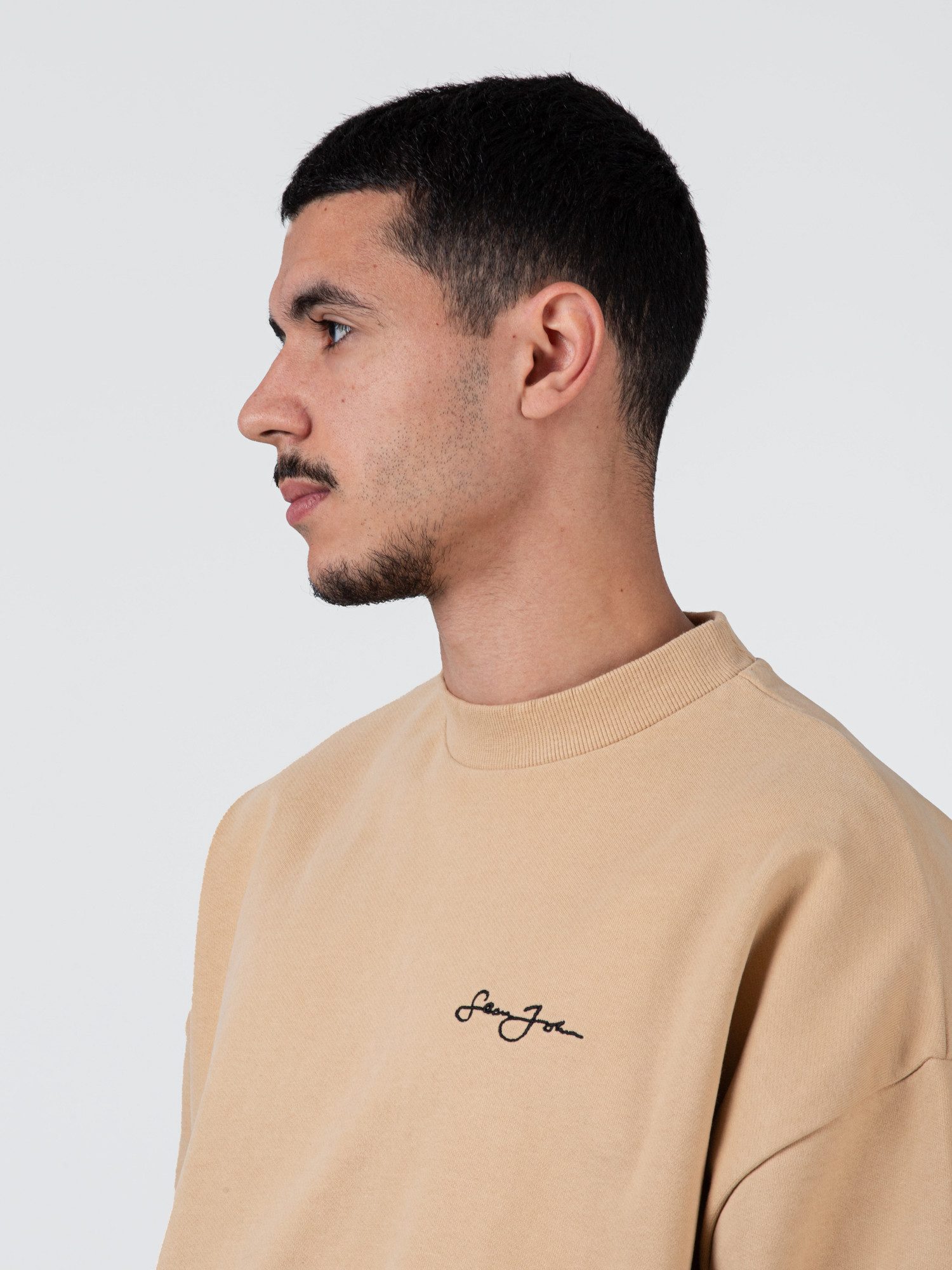 Sean John Sweatshirt Sean John Script Retro Backprint Crew