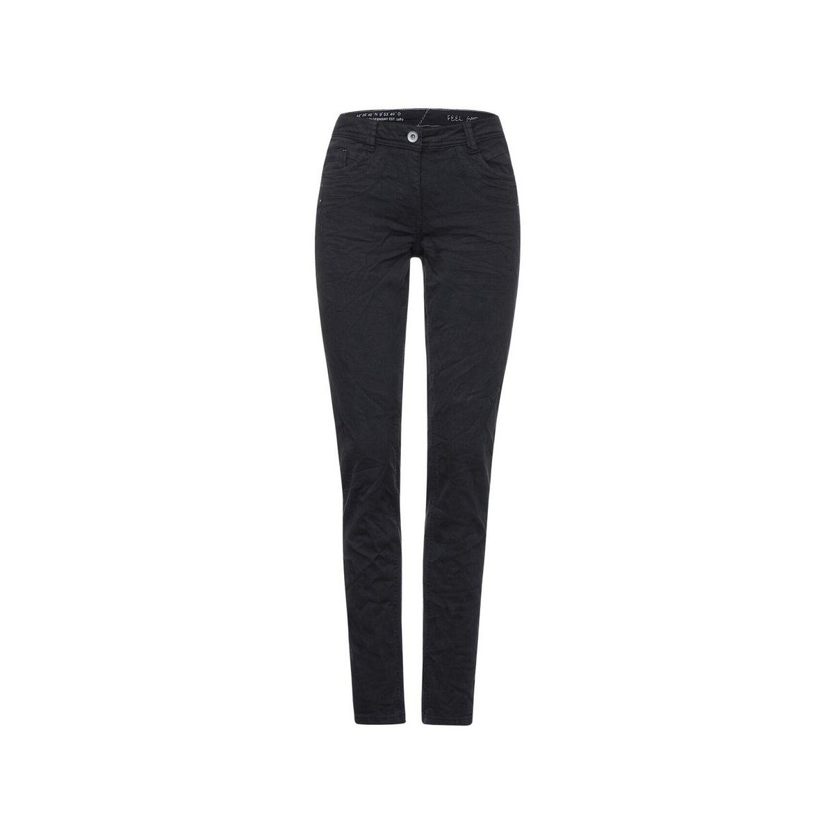 Skinny-fit-Jeans fit dunkel-grau Cecil (1-tlg) slim